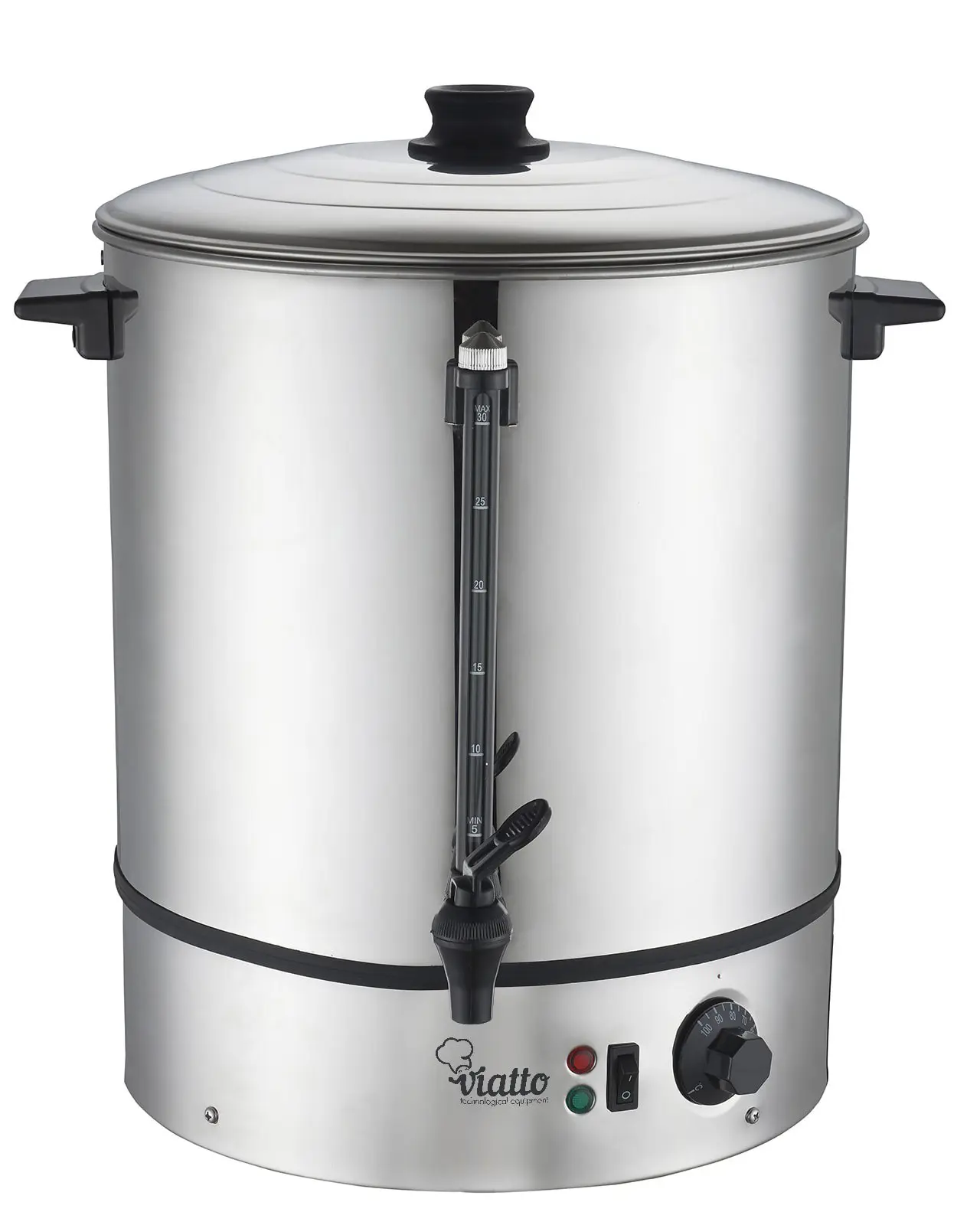 Изображение товара Термопот Viatto Va-wb30ss 30 л нержавеющая сталь цвет серый