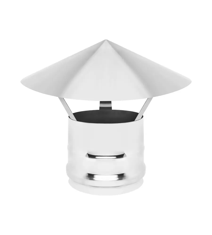 Изображение товара Зонт на дымоход Везувий ⌀150 мм из нержавеющей стали