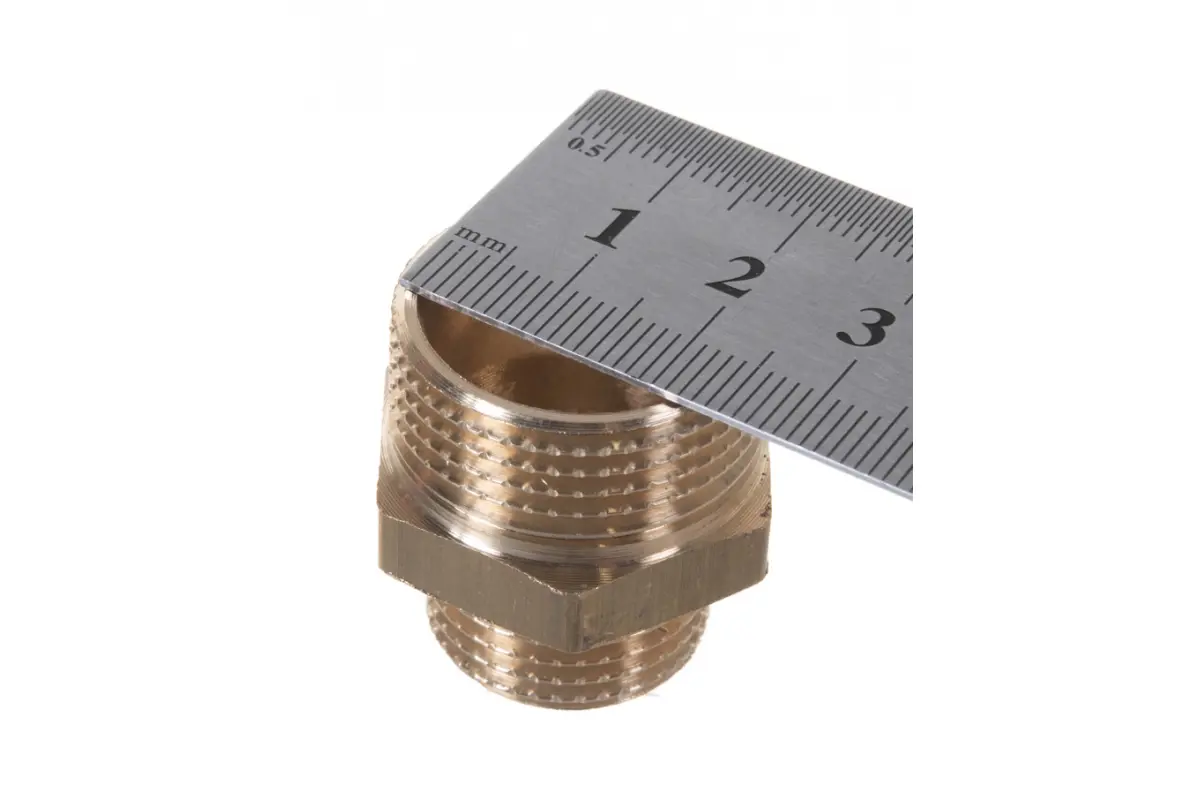 Изображение товара Ниппель переходной Terma 1/2"x3/4" НР латунь