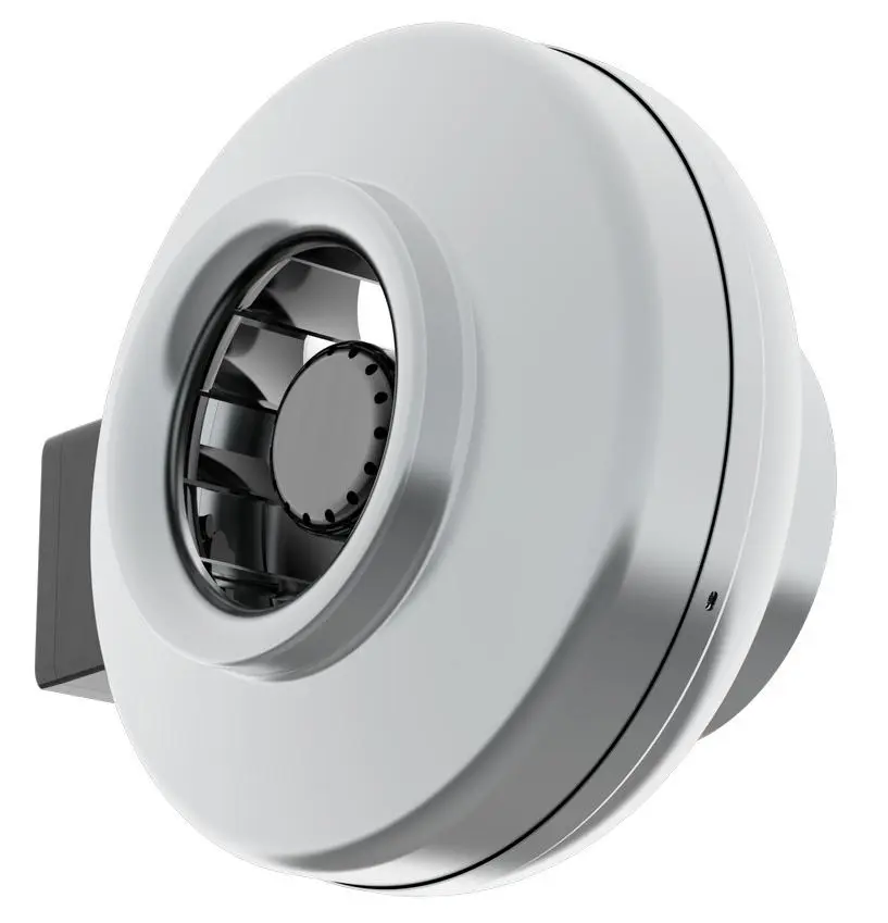 Изображение товара Канальный центробежный вентилятор Dospel WK D160 мм 62 дБ 550 м³/ч серый