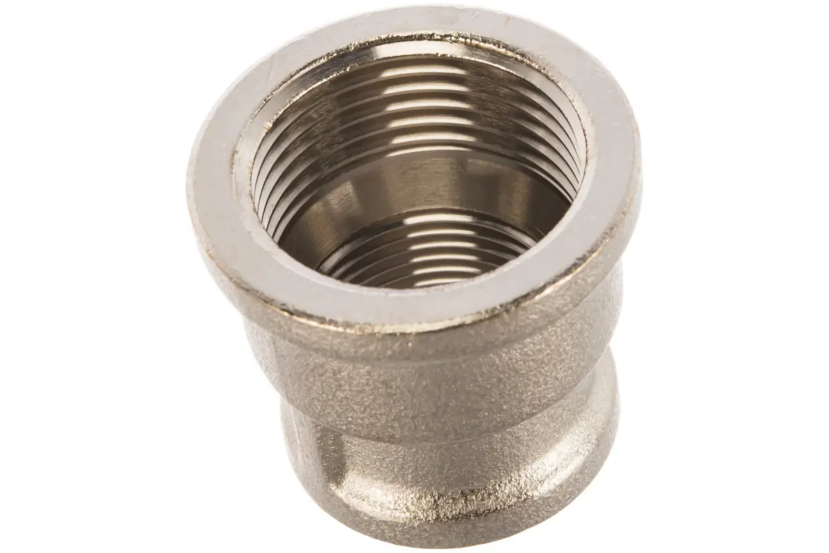 Изображение товара Муфта Terma 3/4x3/4 ВР латунь никелированная для водопровода и газоснабжения