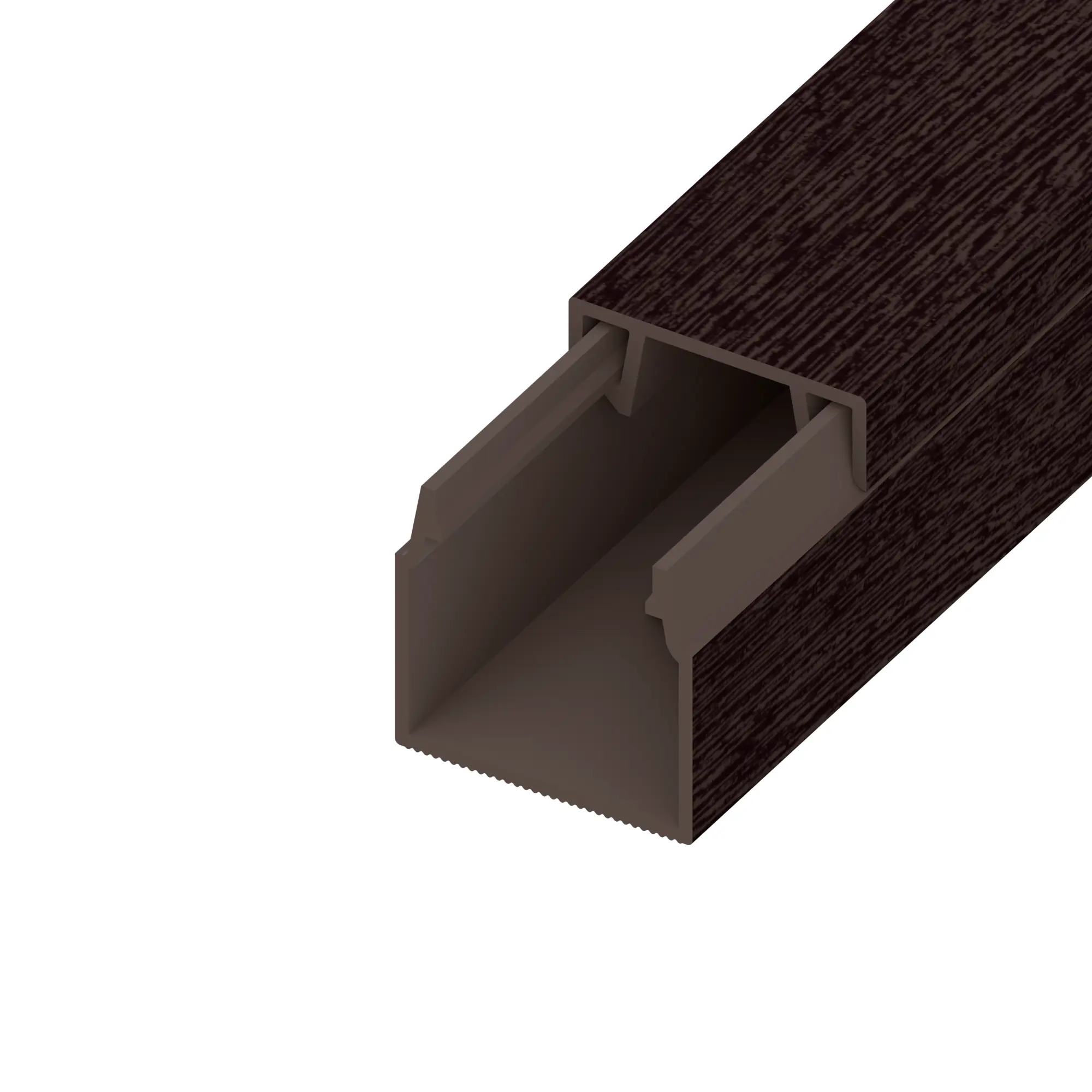 Изображение товара Кабель-канал Agis profile 16x16 мм 200 см цвет венге 3 d 5 шт. в упаковке