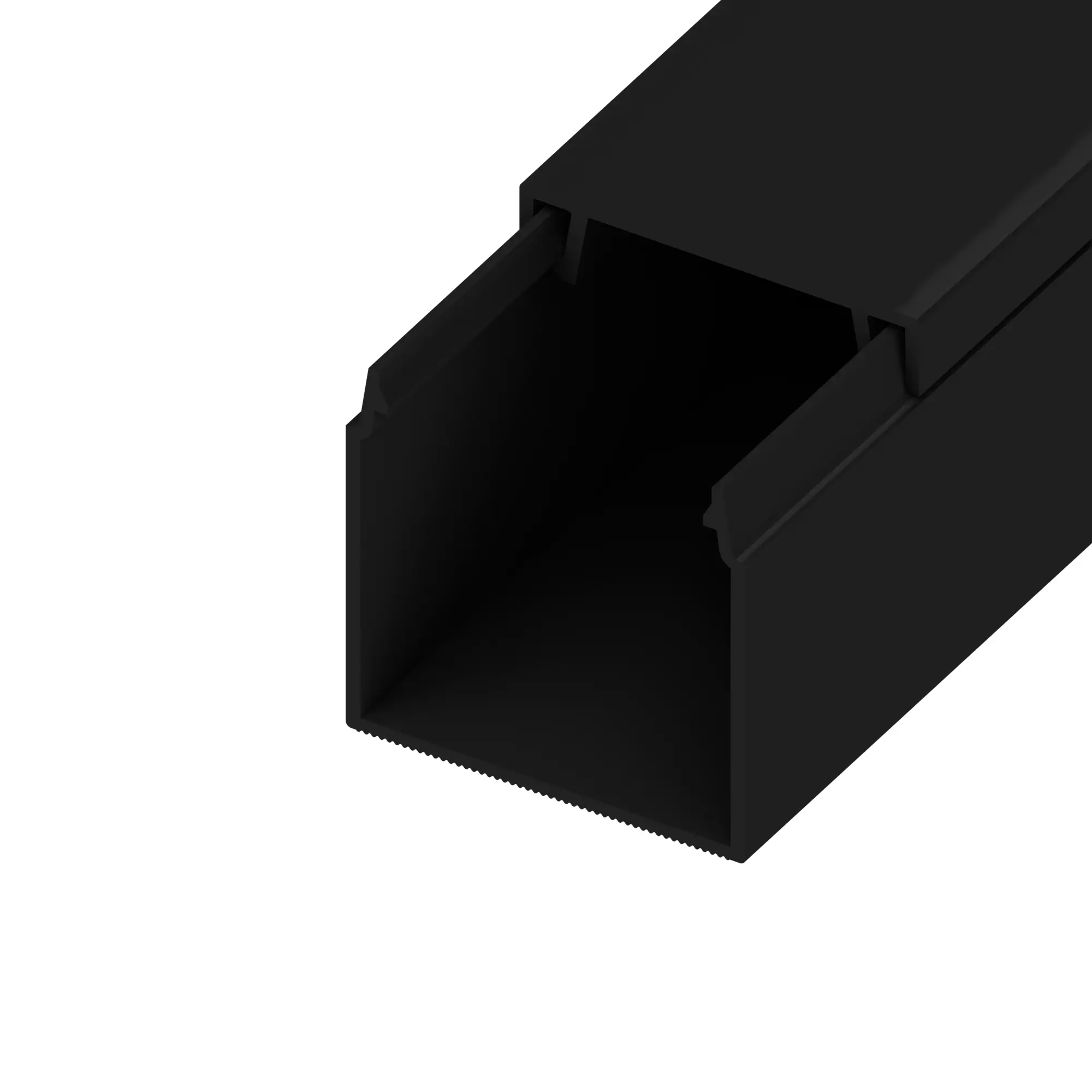 Изображение товара Кабель-канал Agis profile 25x25 мм 200 см цвет черный 5 шт. в упаковке