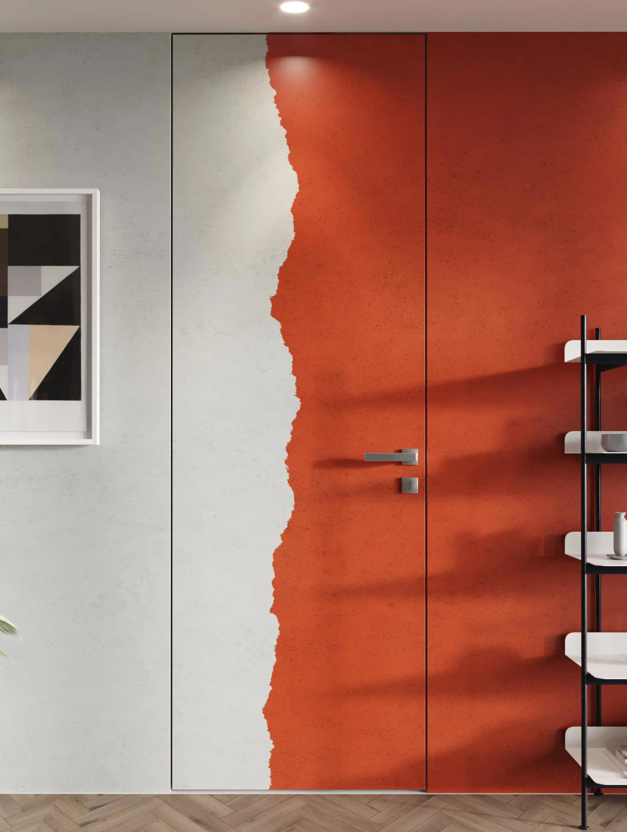 Изображение товара Дверь скрытая Stefur Invisible 42 глухая 200x90 см белая