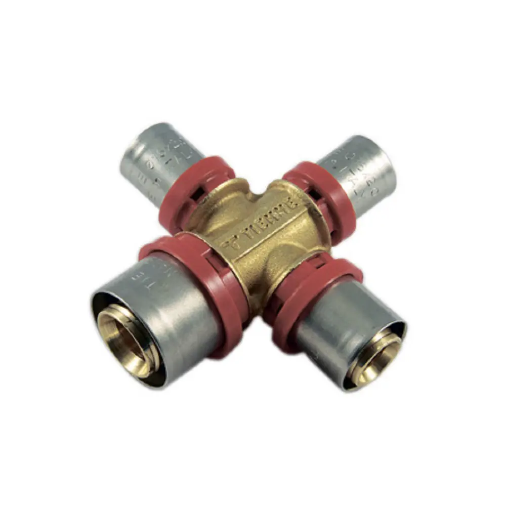 Изображение товара Крестовина Tiemme 26x20x20x20 мм ВПр латунь