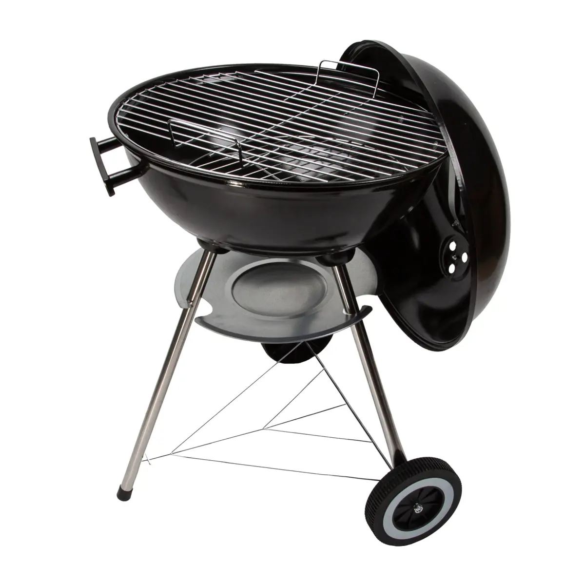 Изображение товара Угольный гриль Green Glade AK17F 51x44x71.5 см с колесами и жаростойким покрытием