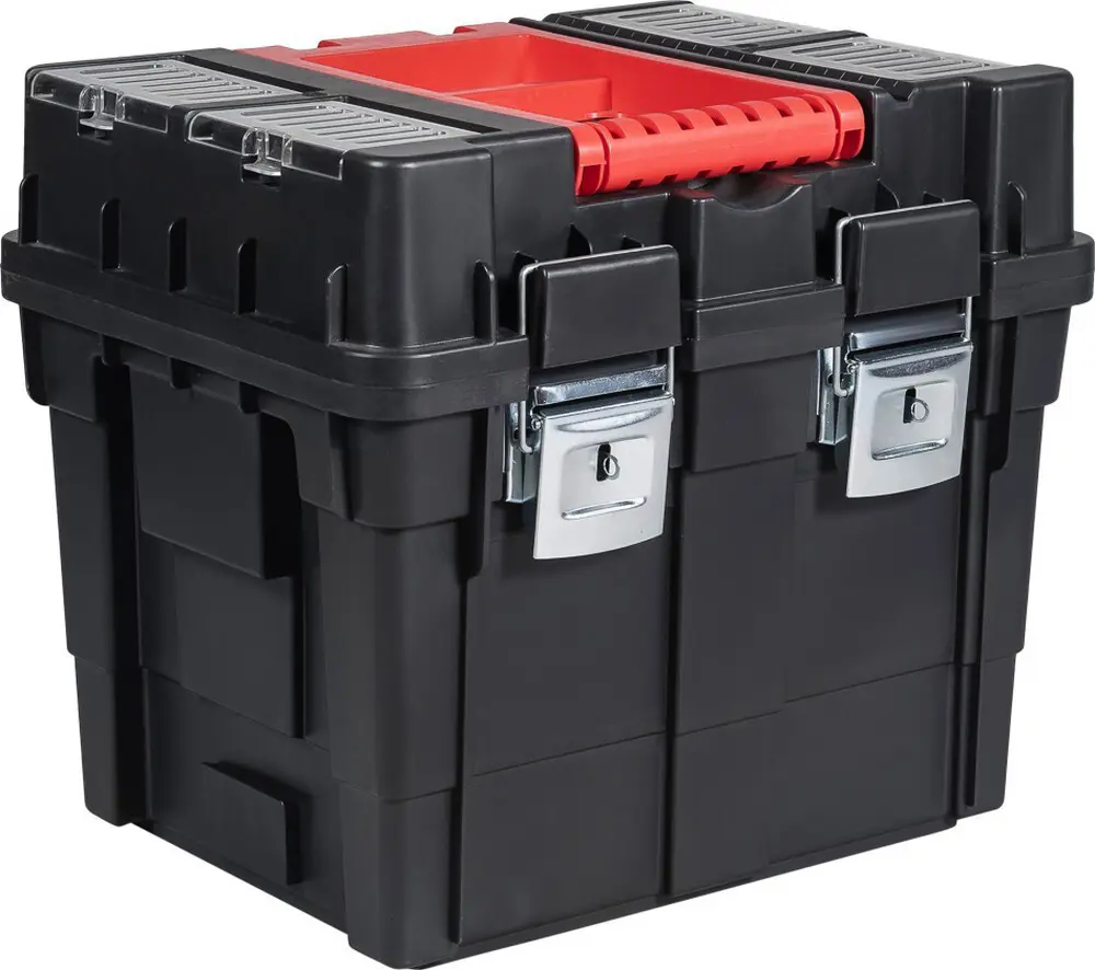 Изображение товара Ящик для инструментов Мастералмаз 10501226 350x395x450 мм, пластик