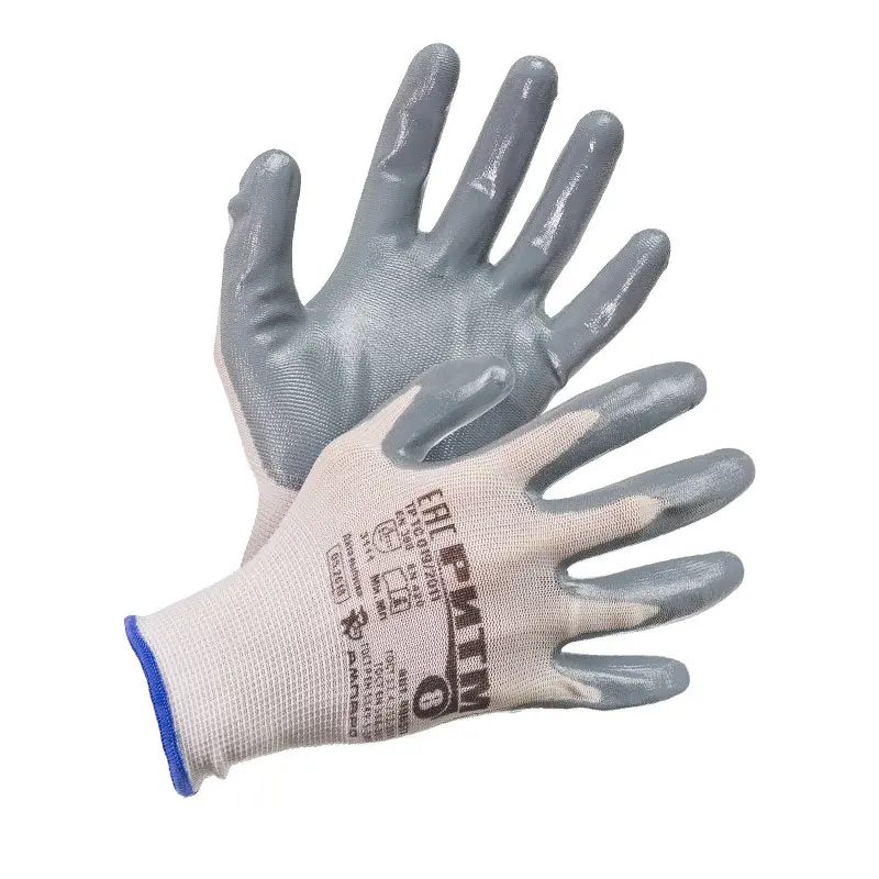 Изображение товара Перчатки нейлоновые Ампаро 496577-9, размер 9/L, 2 шт