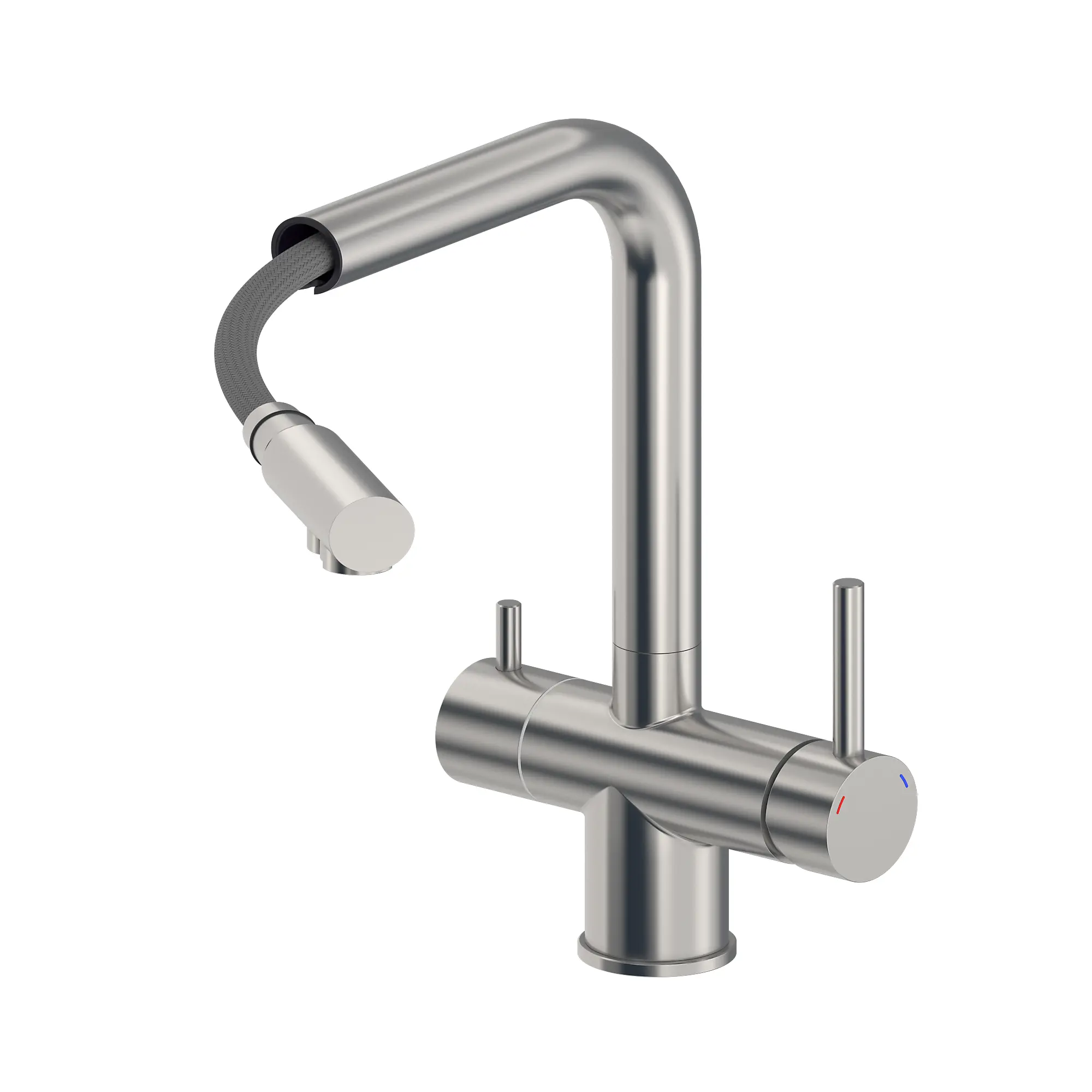 Изображение товара Смеситель для кухни Esko line EL_K112 с вытяжным изливом хром