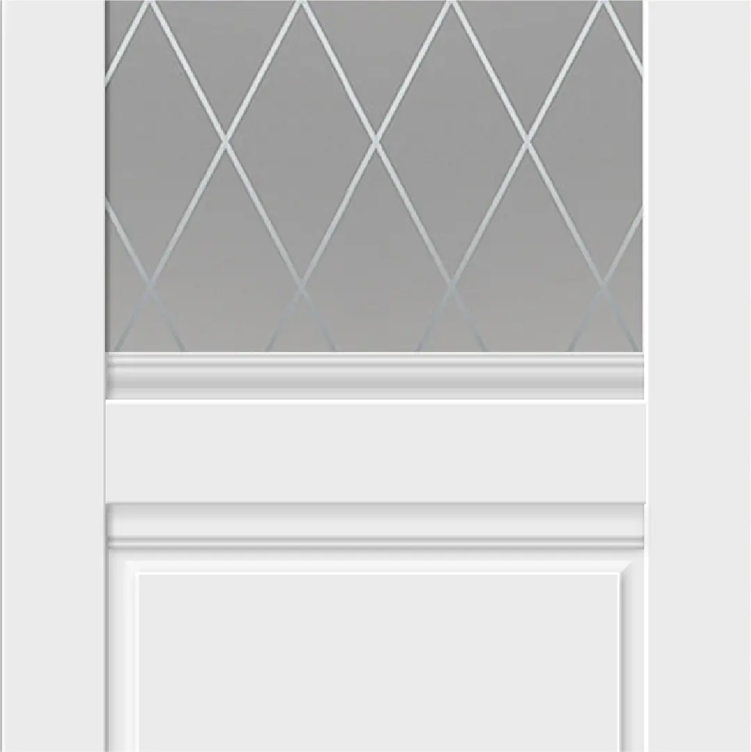 Изображение товара Дверь межкомнатная Velldoris Alto 2V остеклённая 200x80см ПВХ цвет белый без замка и петель