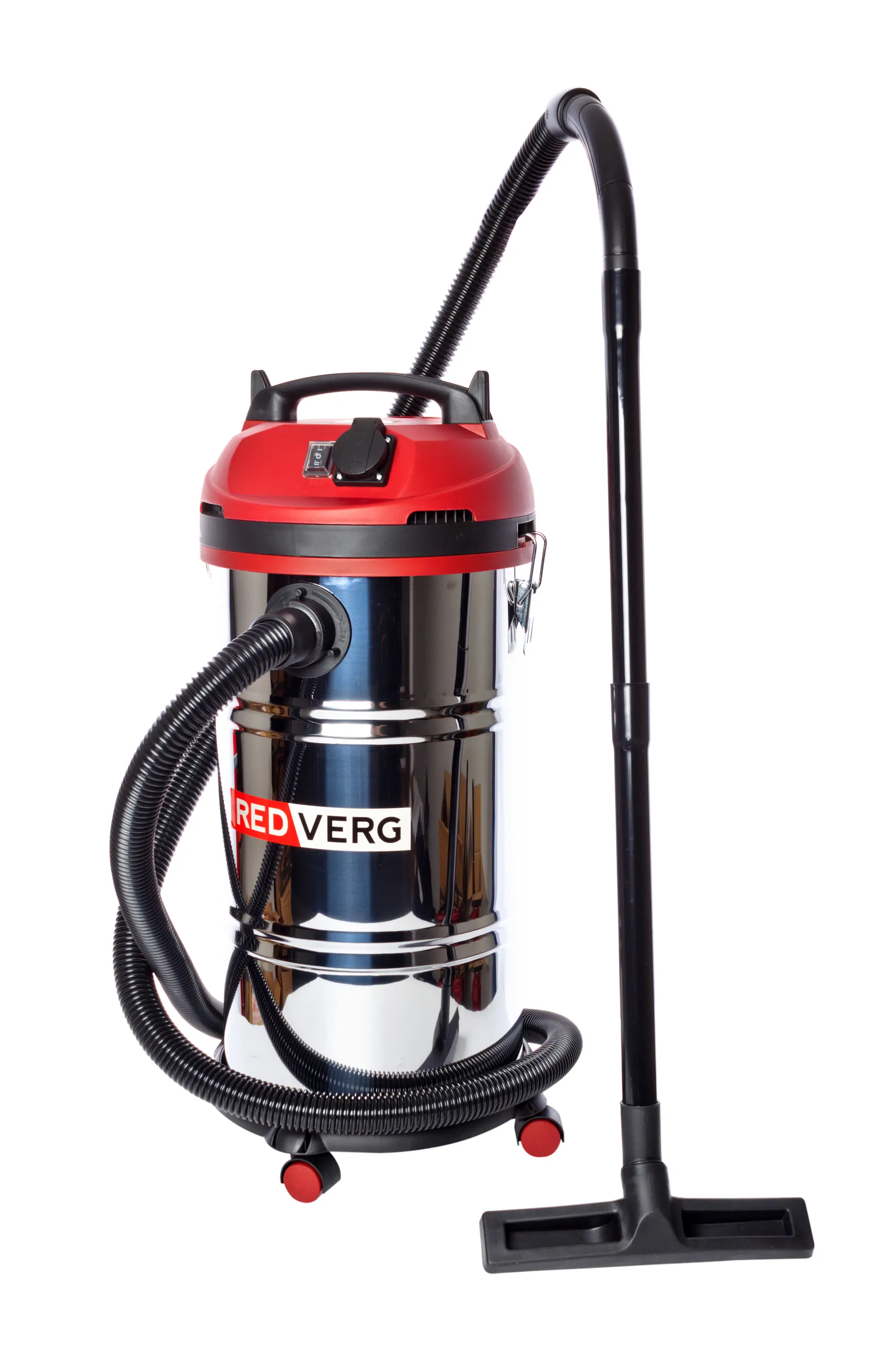 Изображение товара Пылесос строительный REDVERG RD-VC1200S-40S 1200 Вт 40 л с функцией выдува и розеткой