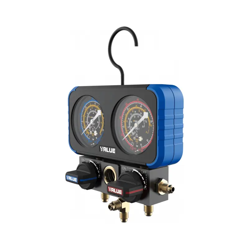 Изображение товара Манометрический коллектор Value VRM2-B-0501 двухвентильный для R22 R134A R404A R407C