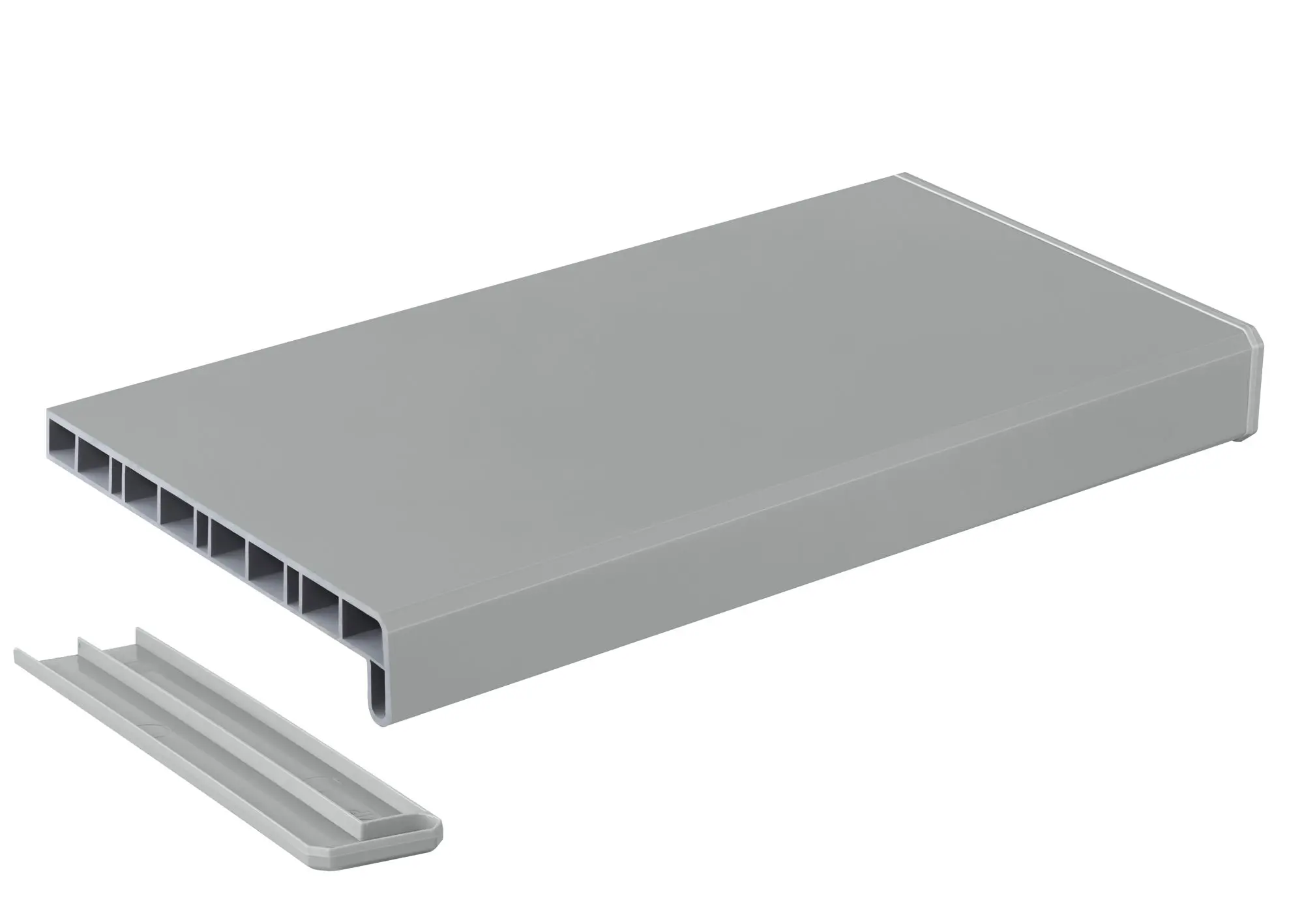 Изображение товара Подоконник Vitrage Design 1800x200мм серый полуматовый