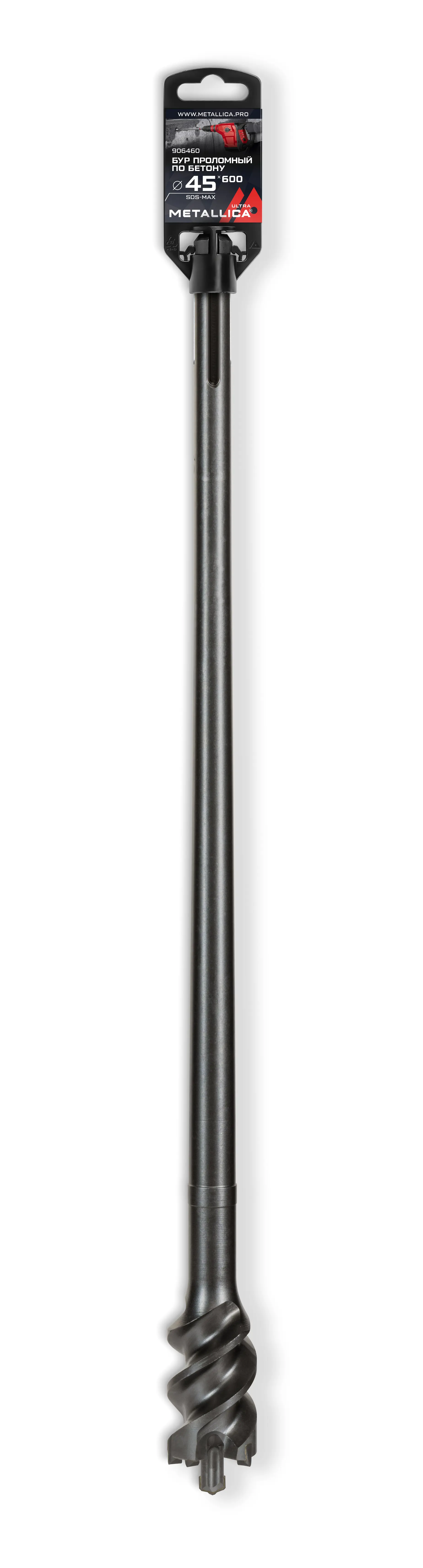 Изображение товара Бур по бетону SDS Max Metallica 45x600 мм для перфоратора
