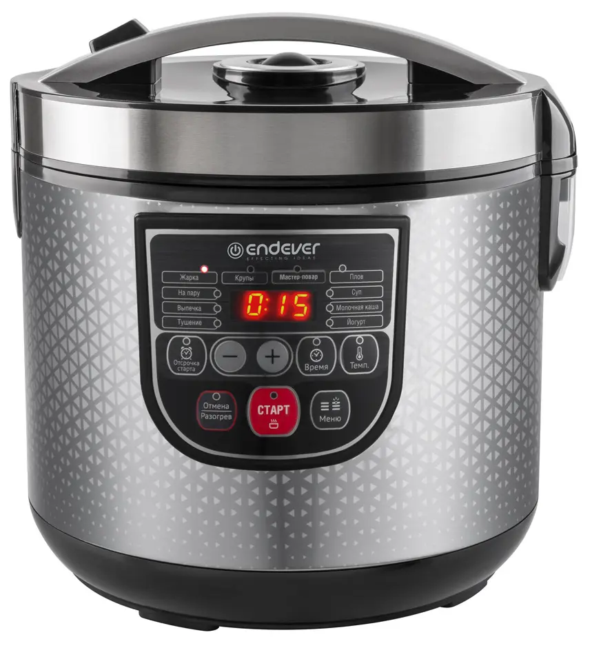 Изображение товара Мультиварка Endever Vita-123 641817 5 л 10 программ цвет сталь, черный