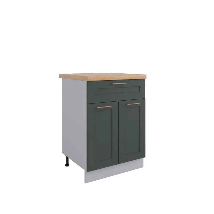 Изображение товара Кухонный гарнитур Дсв мебель Олива нова 30000000276 60x81.6x60 см ЛДСП цвет зеленый, оливковый