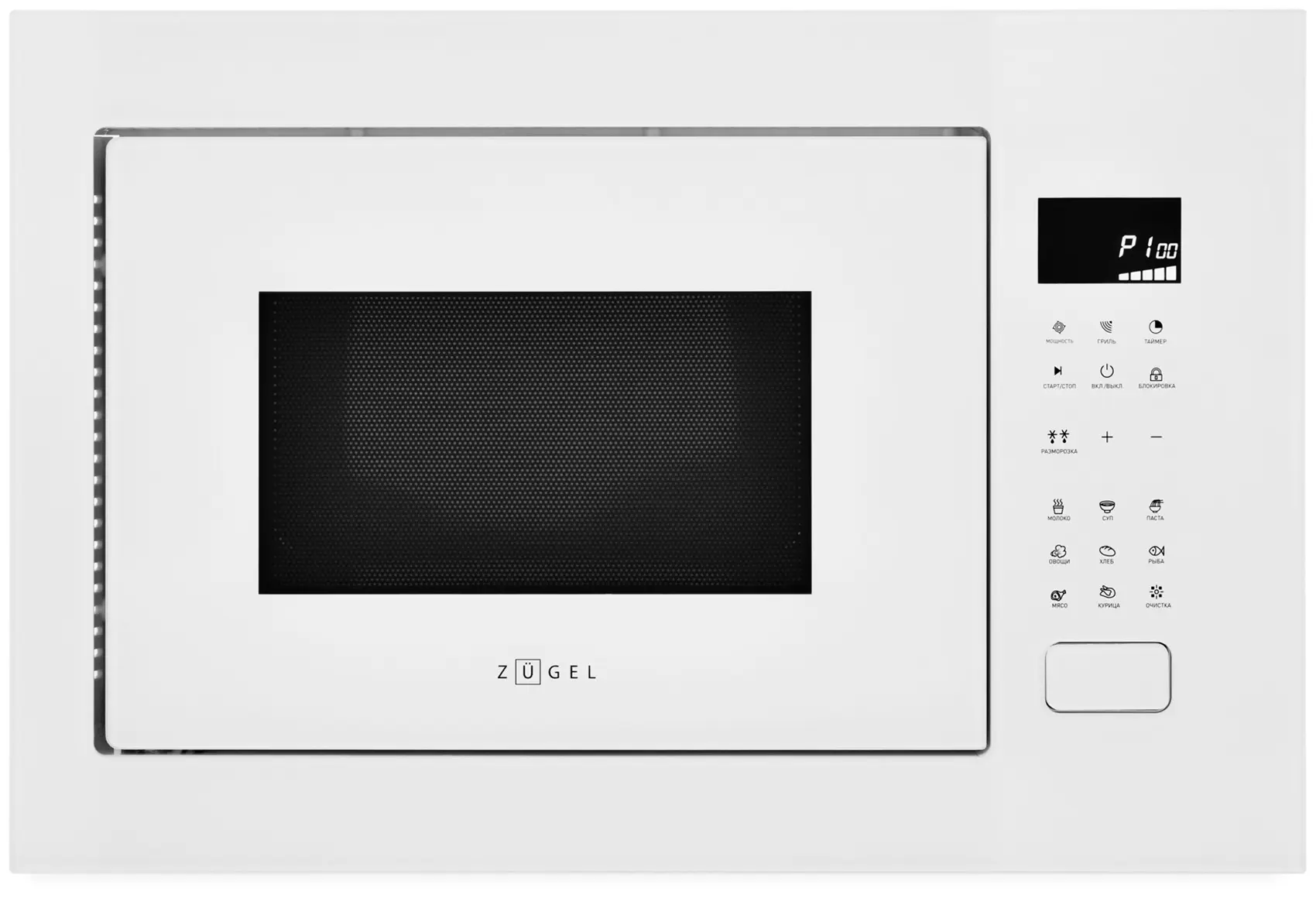 Изображение товара Встраиваемая микроволновая печь ZUGEL ZMO251W белая 25 л