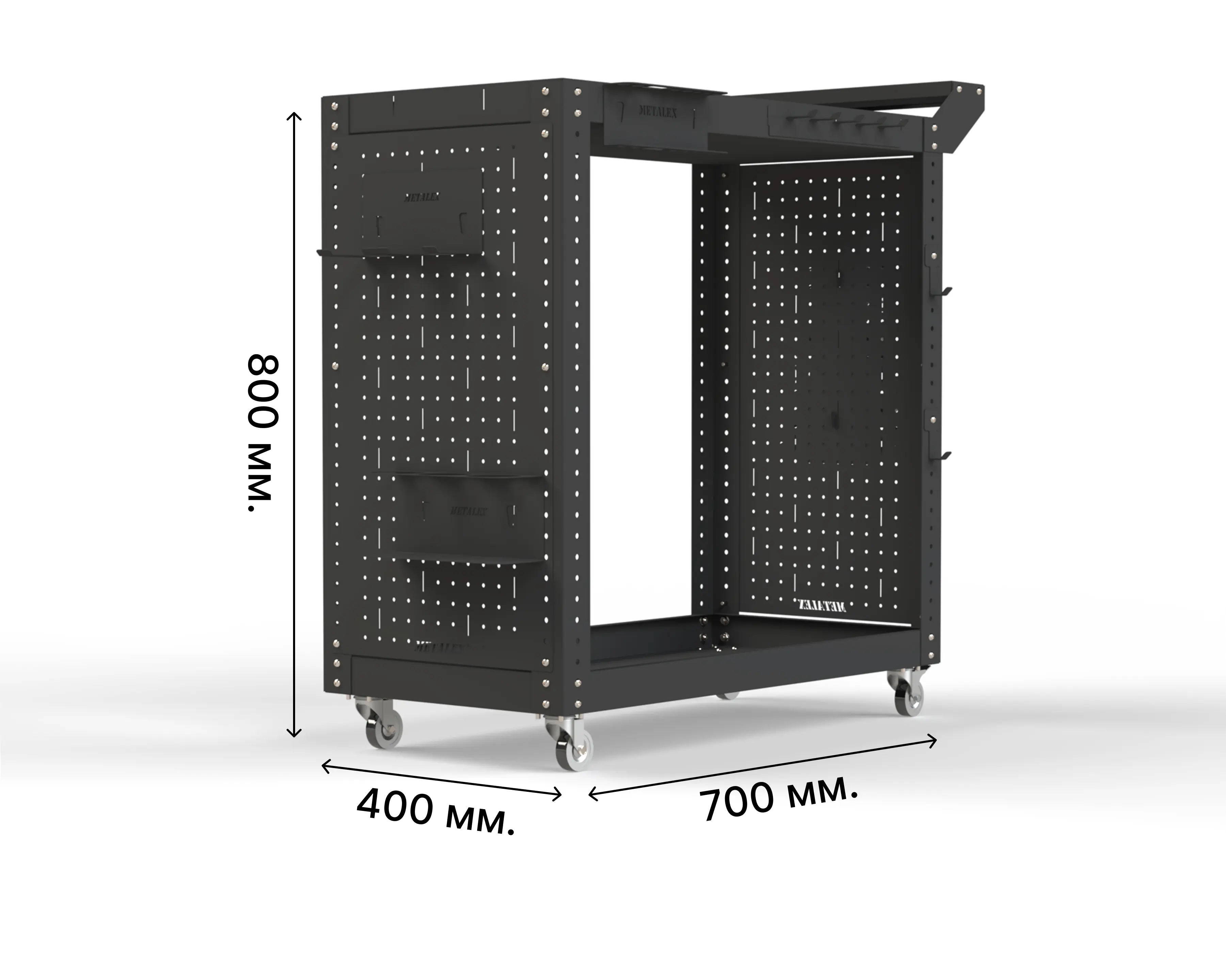Изображение товара Тележка инструментальная METALEX Тип 2 800x450x900 мм