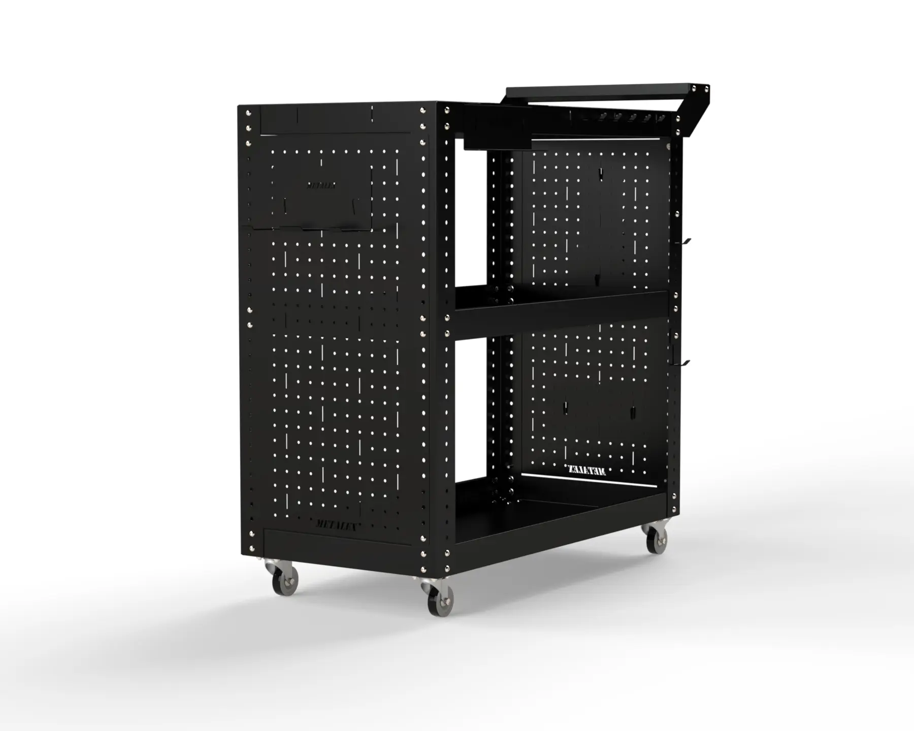 Изображение товара Тележка инструментальная METALEX Тип2 118192 с регулируемой высотой и аксессуарами