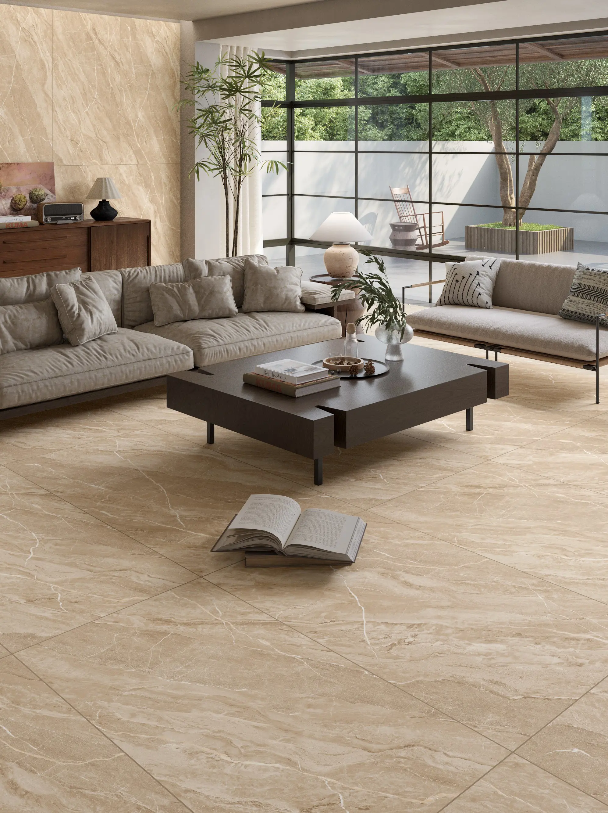 Изображение товара Керамогранит Eternal 60x120 см бланд крема матовая поверхность