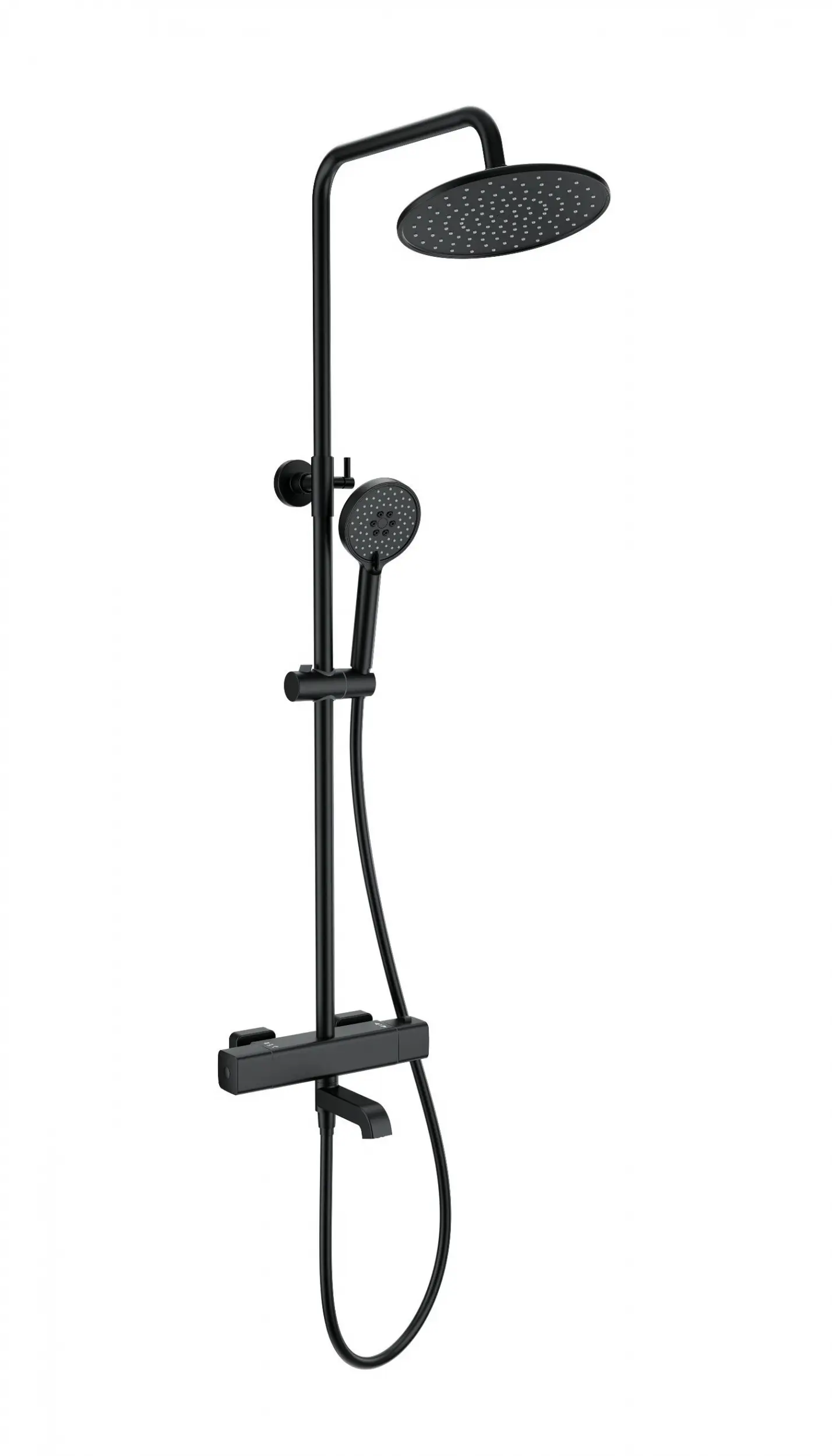 Изображение товара Душевая система Wonzon & woghand WW-A3007-T1-MB 1 режимная цвет черный матовый