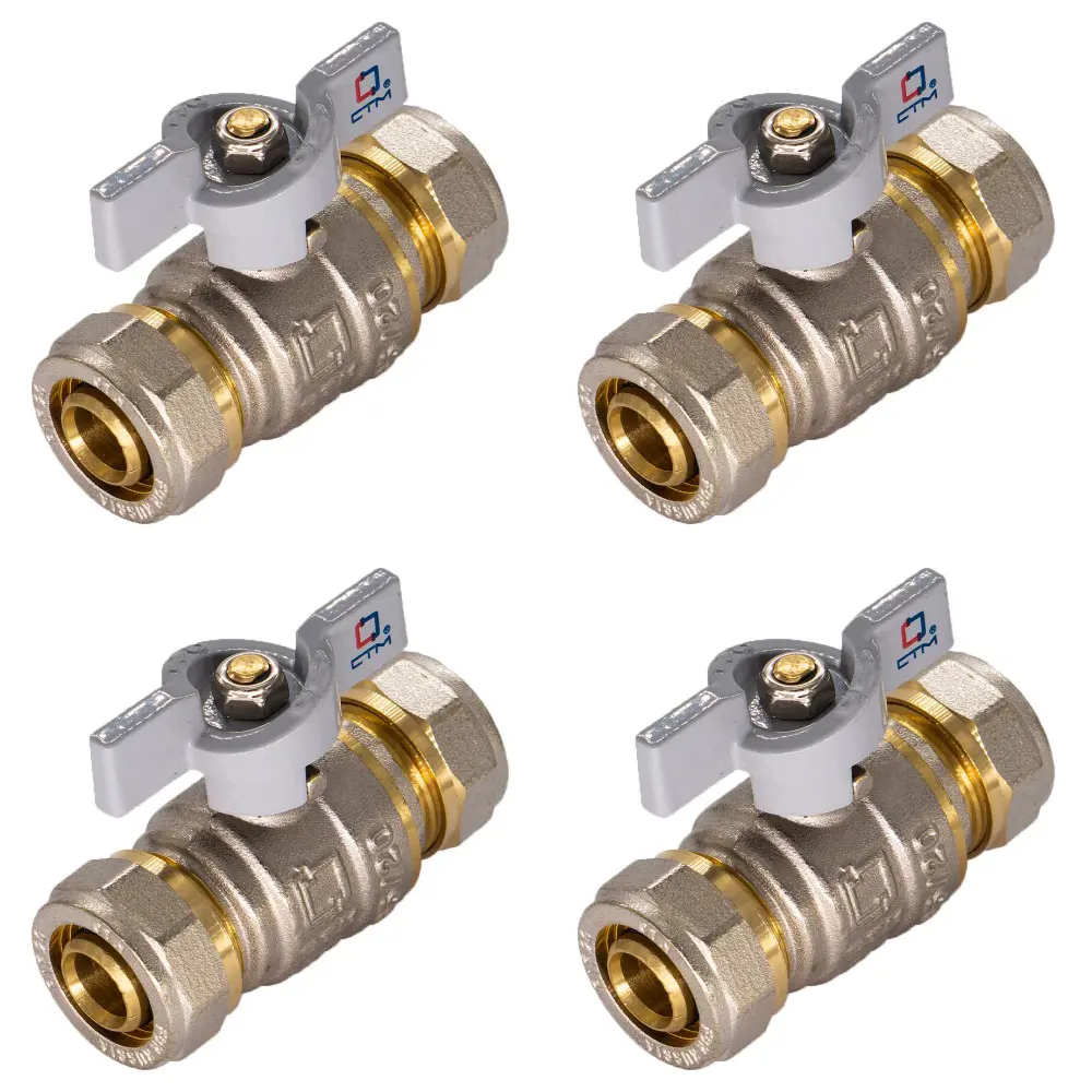 Изображение товара Кран шаровой прямой СТМ CWPB1616K04 16x16 мм PN16 латунь