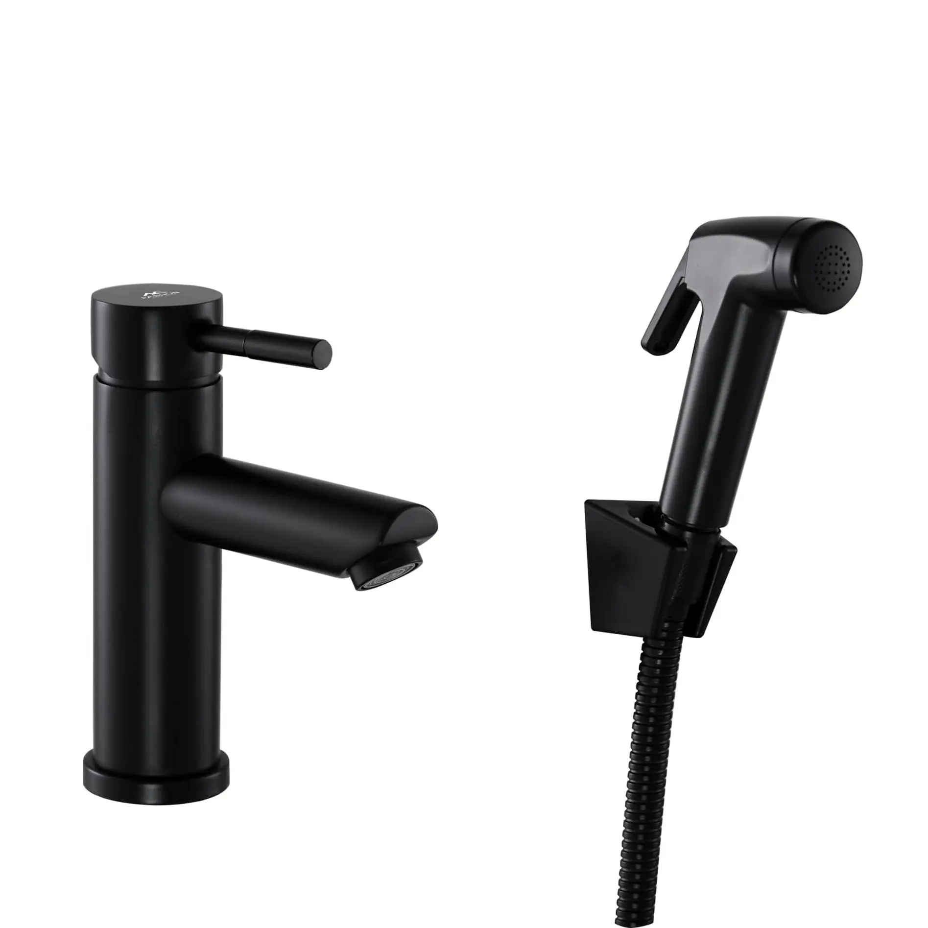 Изображение товара Смеситель для раковины Fashun С гигиеническим душем A58101A-7 однорычажный цвет черный