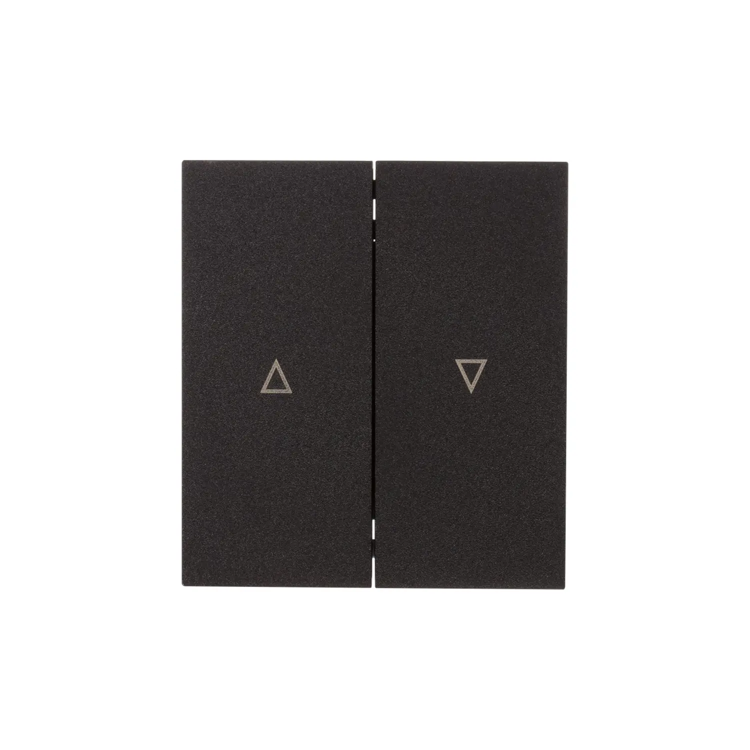 Изображение товара Выключатель для жалюзи встраиваемый KRANZ Strong KR-78-0711-5 2 клавиши антрацит