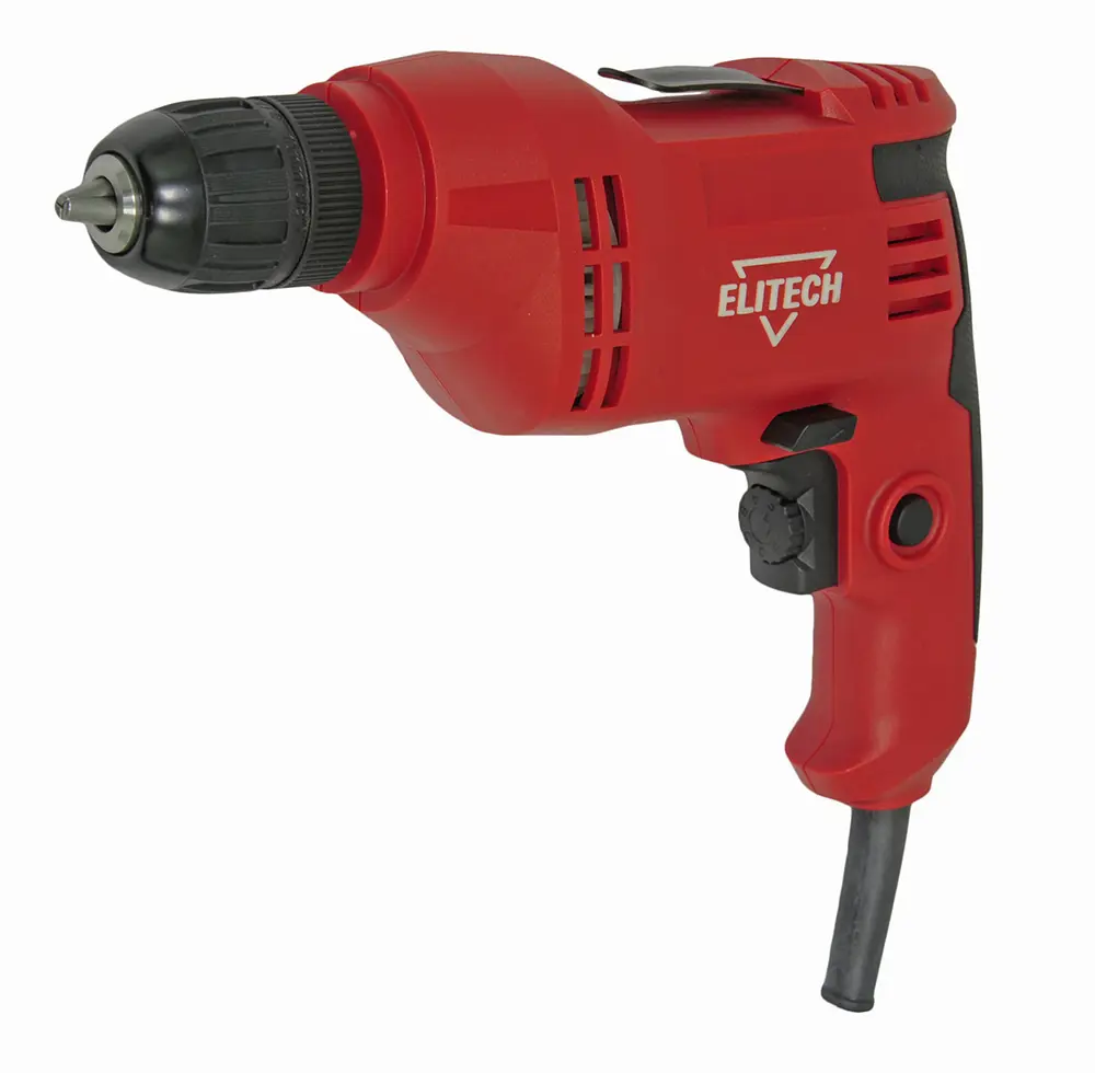 Изображение товара Электрическая дрель сетевая Elitech Д 0610РЭ 580 Вт быстрозажимной патрон