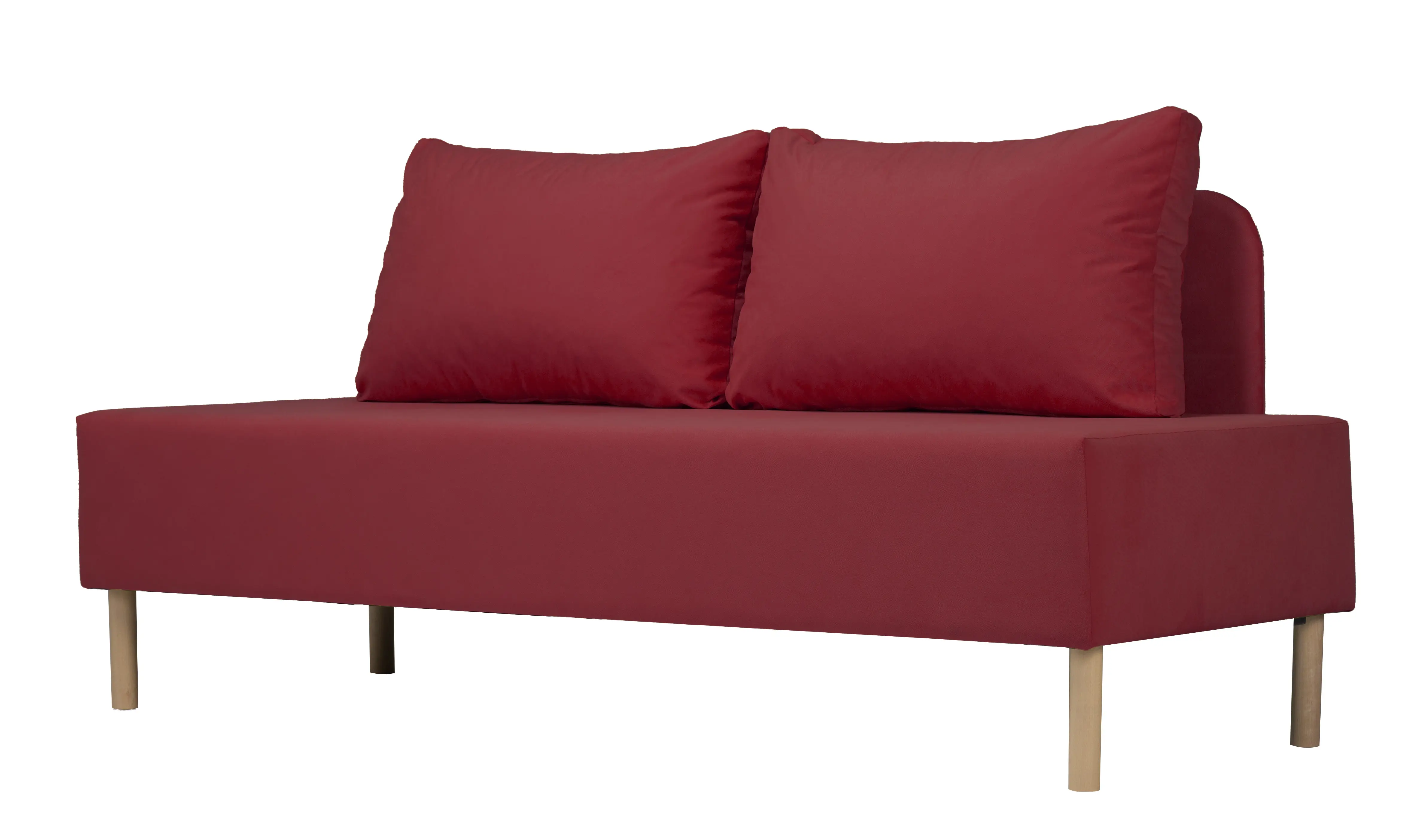 Изображение товара Диван прямой Диван не мебель Татуин id000122-Maseratibordo 192x80x90 см велюр цвет бордовый