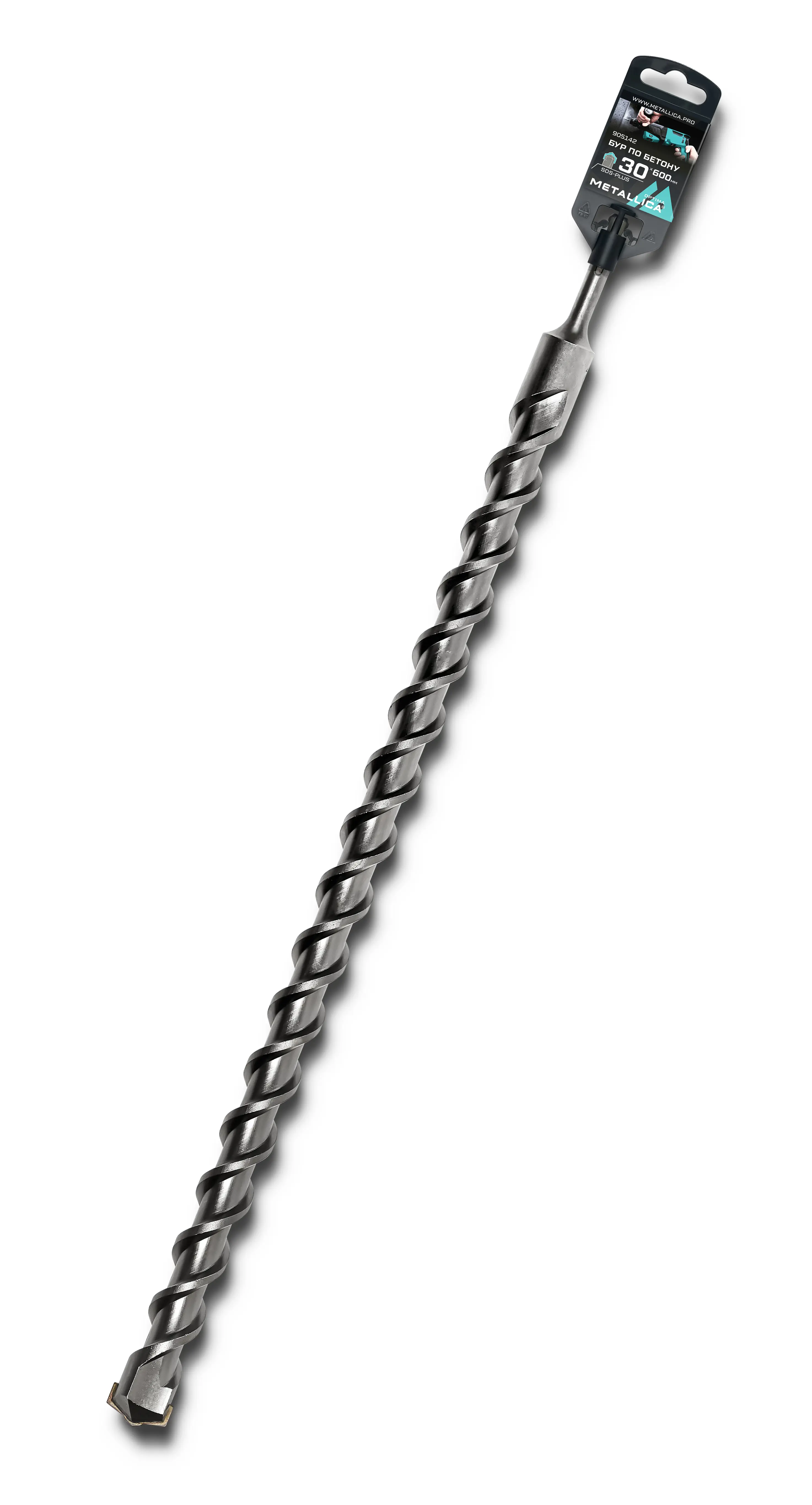 Изображение товара Бур по бетону SDS-plus METALLICA 905142 30х600 мм с напайкой из карбида