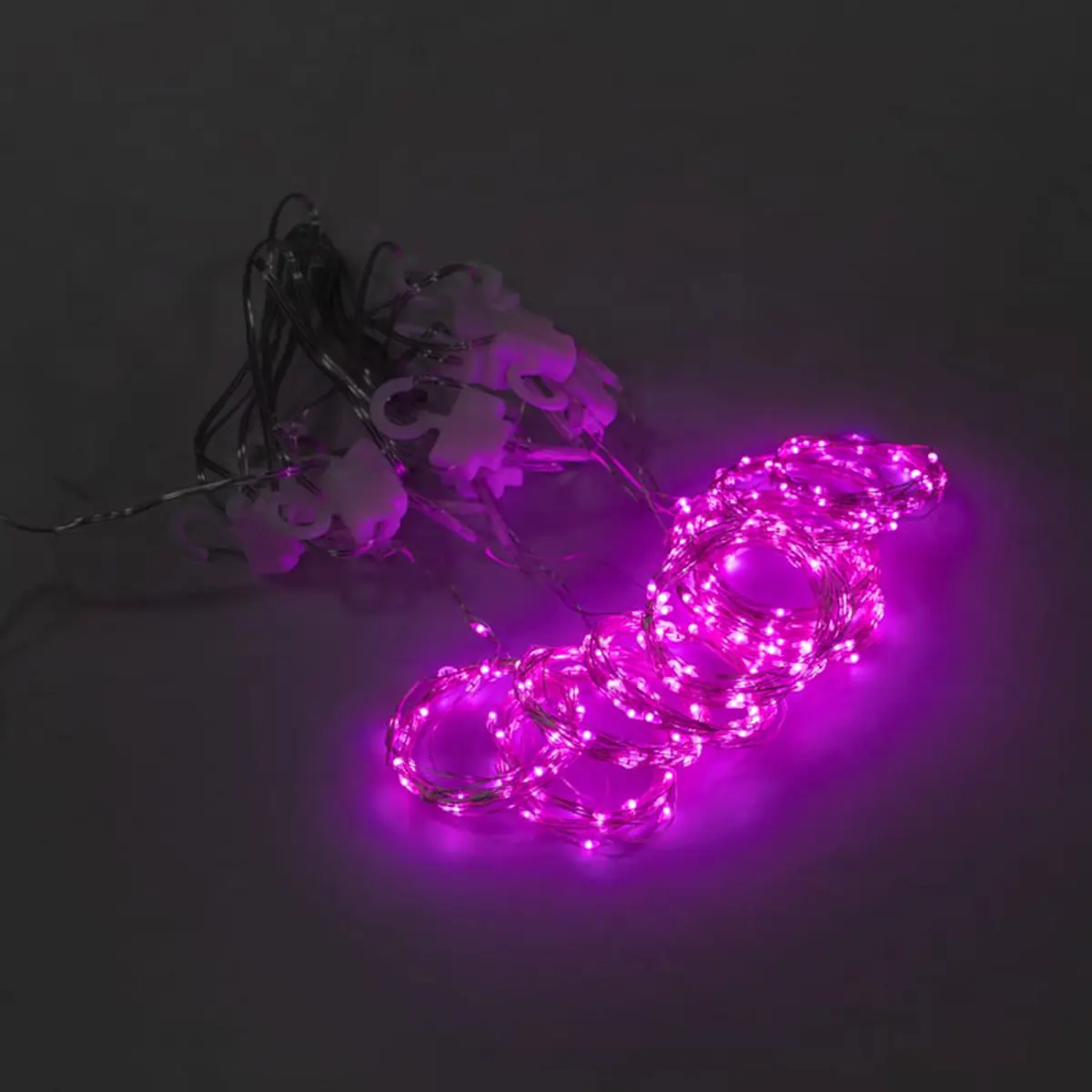 Изображение товара Электрогирлянда комнатная Neon-night 269742 роса 265 м 300 ламп розовый 8 режимов работы