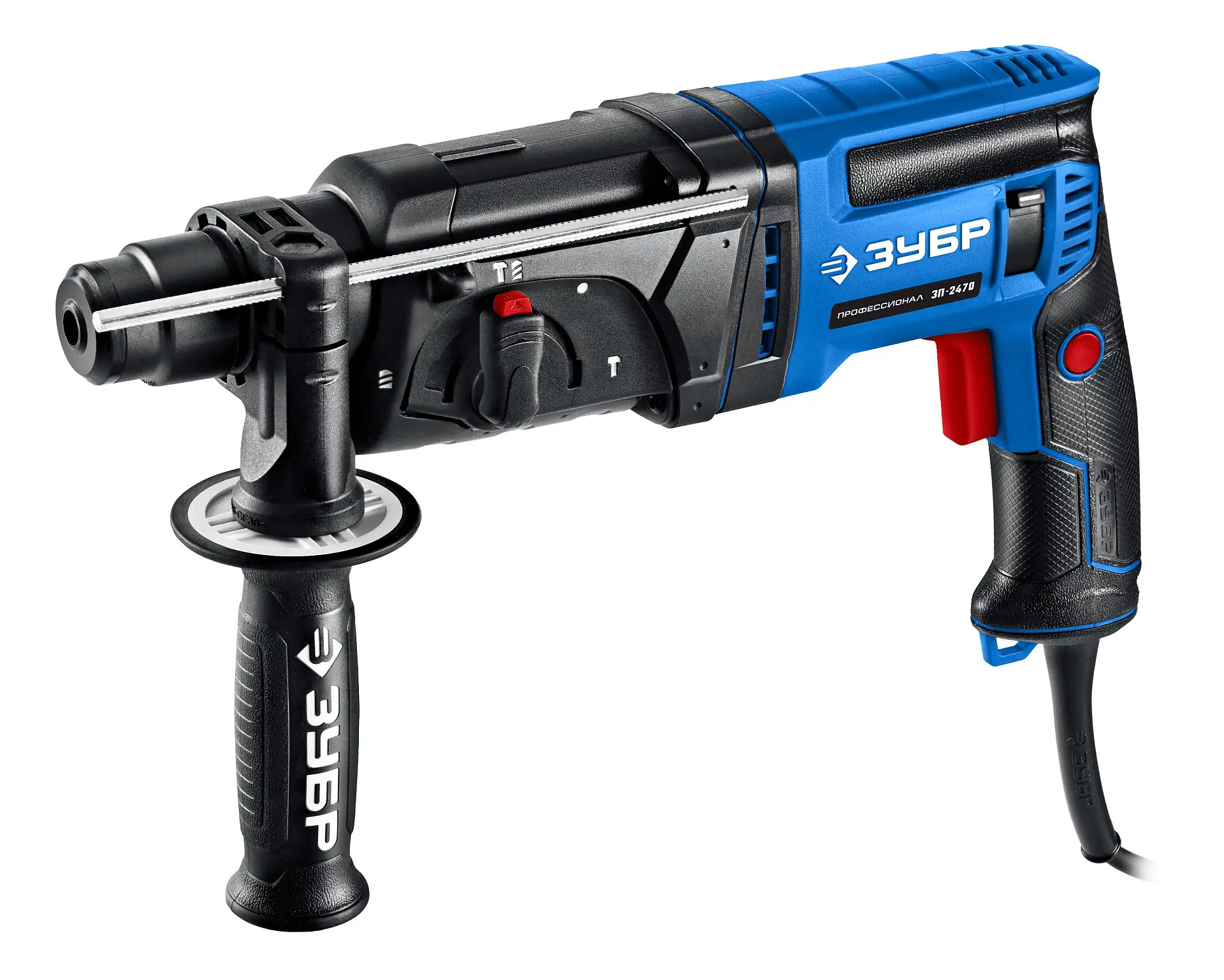 Изображение товара Перфоратор ЗУБР Профессионал ЗП-2470, 780 Вт, 2.7 Дж