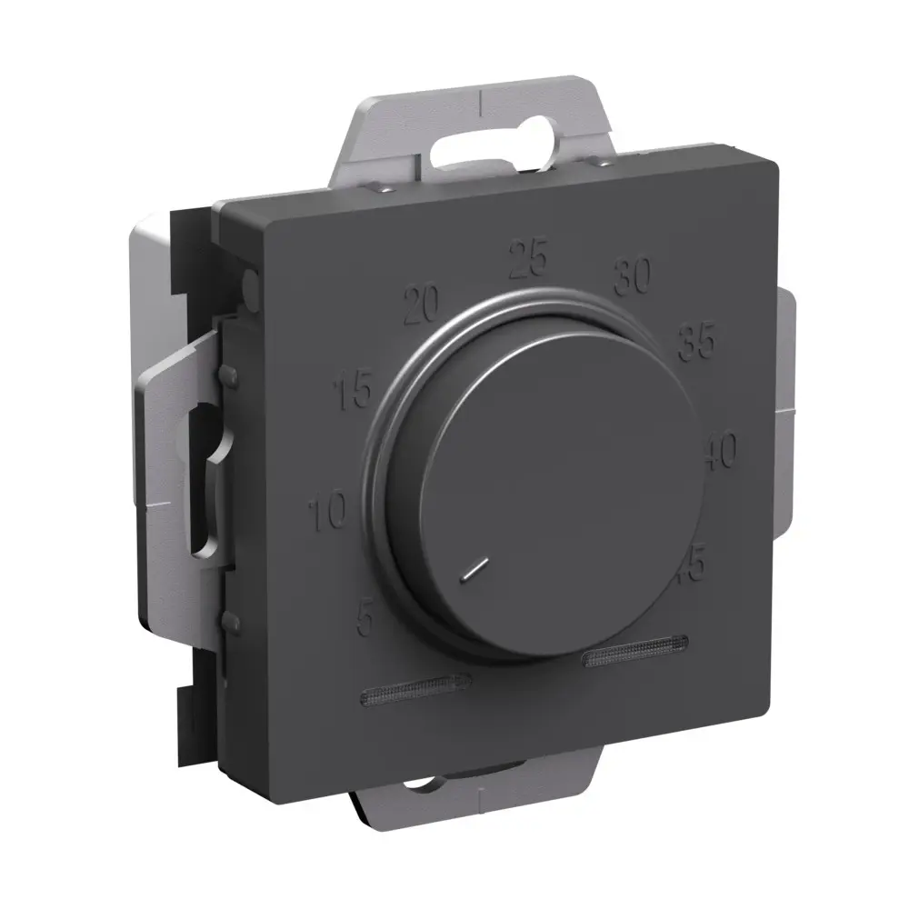 Изображение товара Терморегулятор для теплого пола Systeme electric AtlasDesign электронный цвет базальт