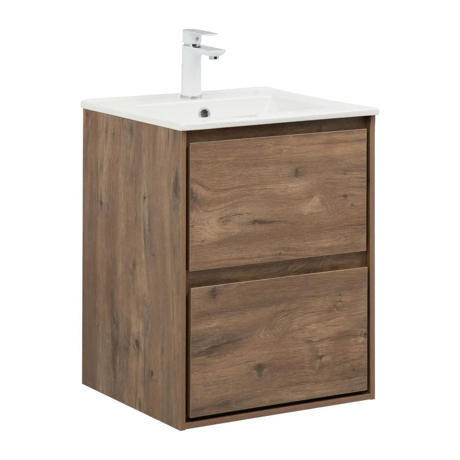 Изображение товара Тумба под раковину напольная Aquanet 00336376 49.6см цвет дуб