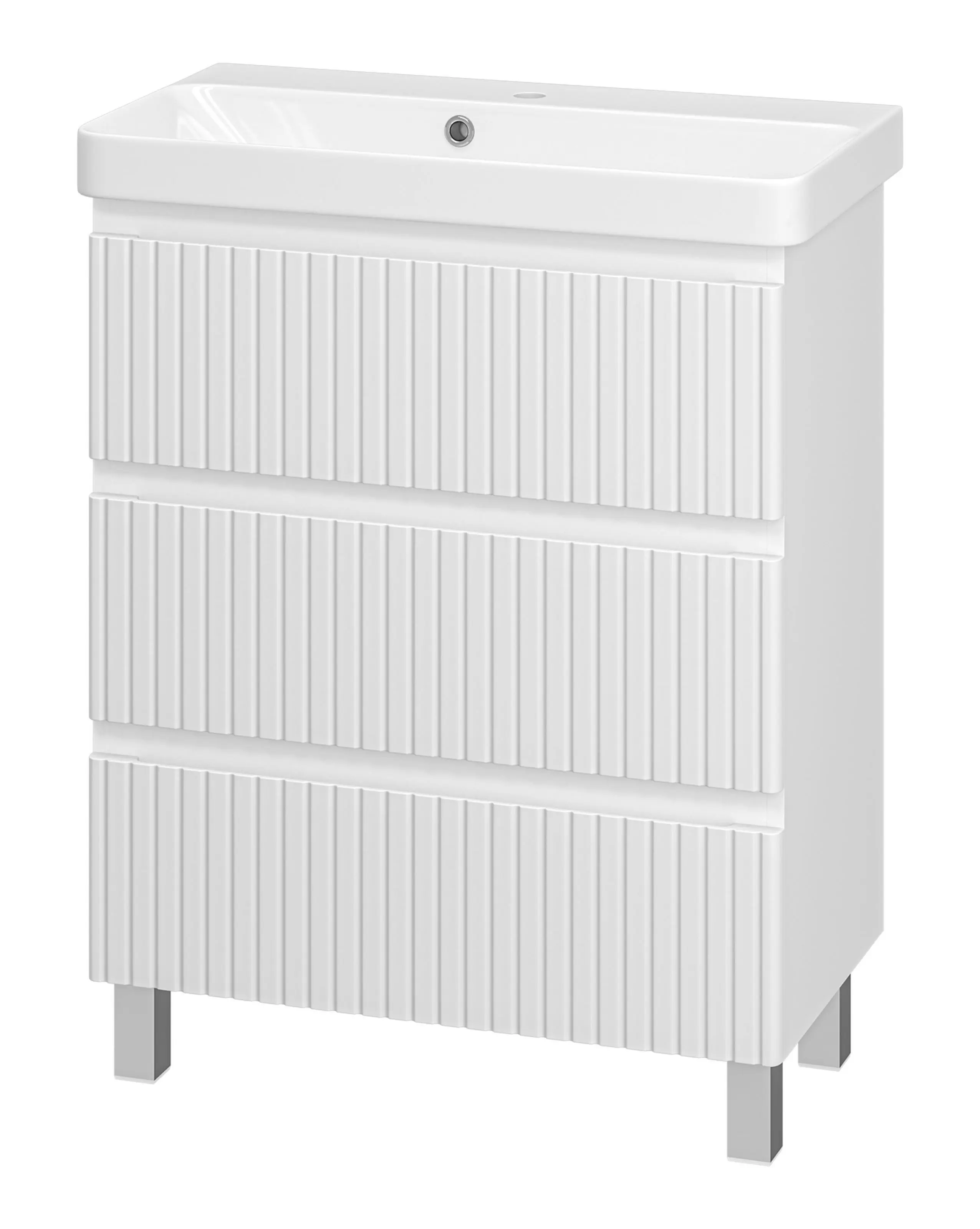 Изображение товара Тумба под раковину напольная Brevita УТ000024307 66см цвет белый