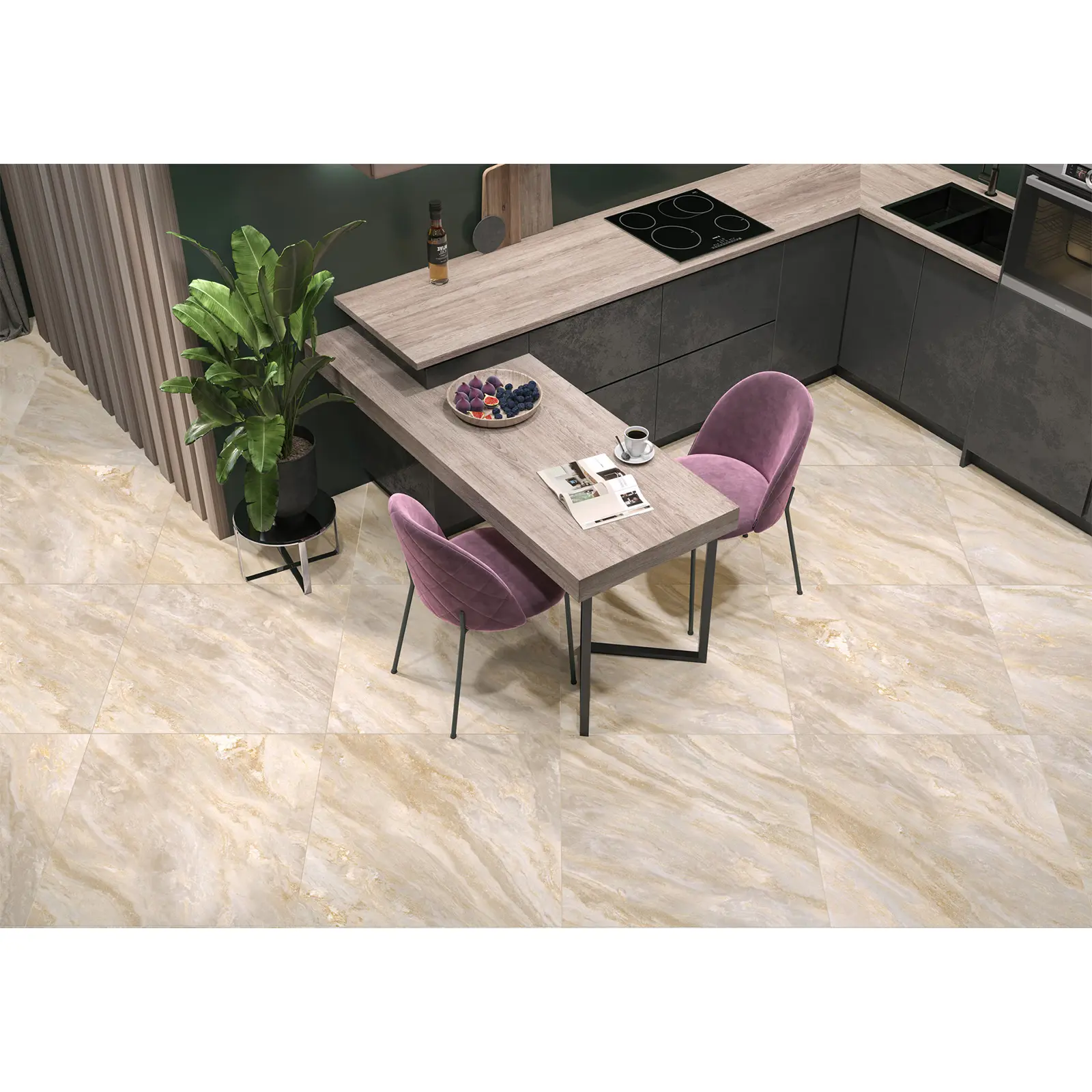 Изображение товара Керамогранит LCM Sorento 80x80 см матовый глазурованный для внутренней и наружной облицовки