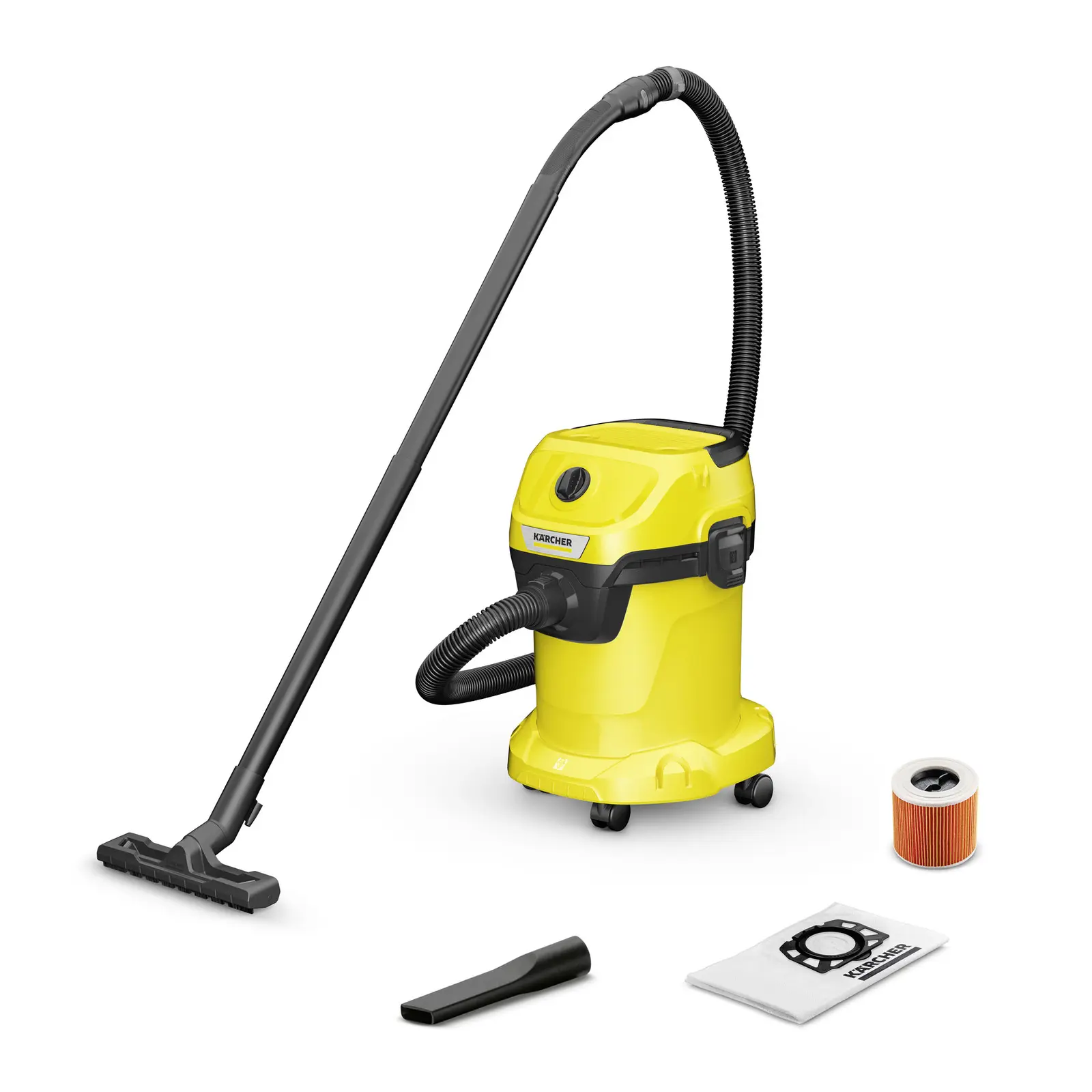 Изображение товара Профессиональный строительный пылесос Karcher WD 3 V-17/4/20 1000 Вт 17 л
