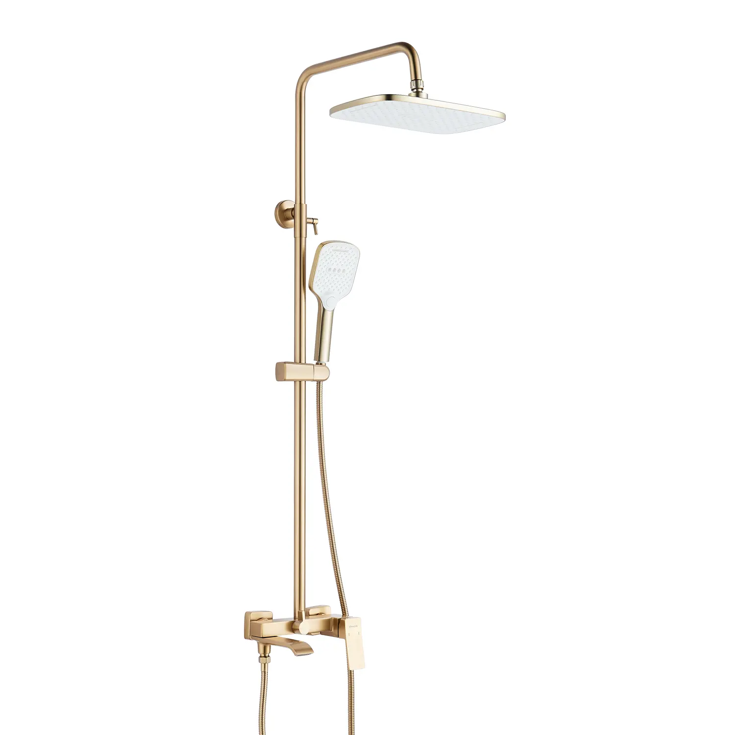 Изображение товара Душевая стойка Shevanik S4036G-LM 3 режимная цвет золотой сатин