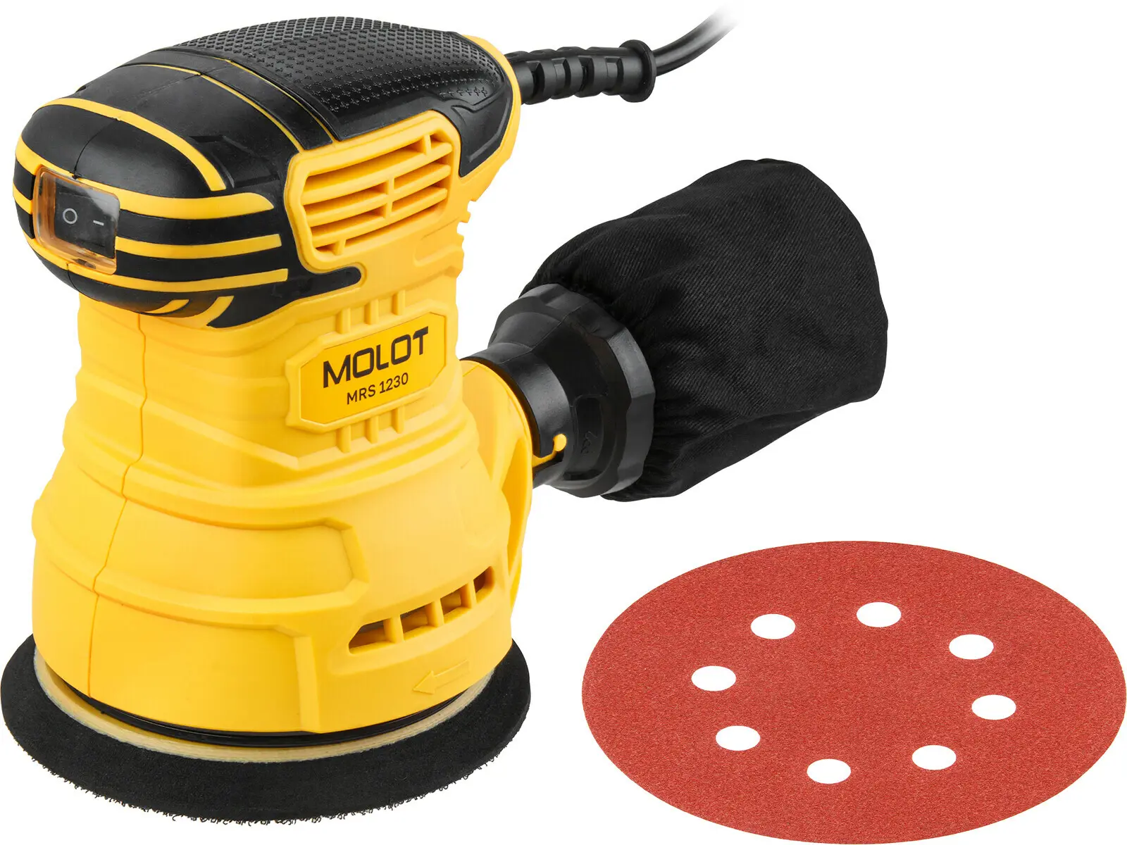 Изображение товара Эксцентриковая шлифмашина сетевая Molot MRS 1230, 125 мм, 300 Вт