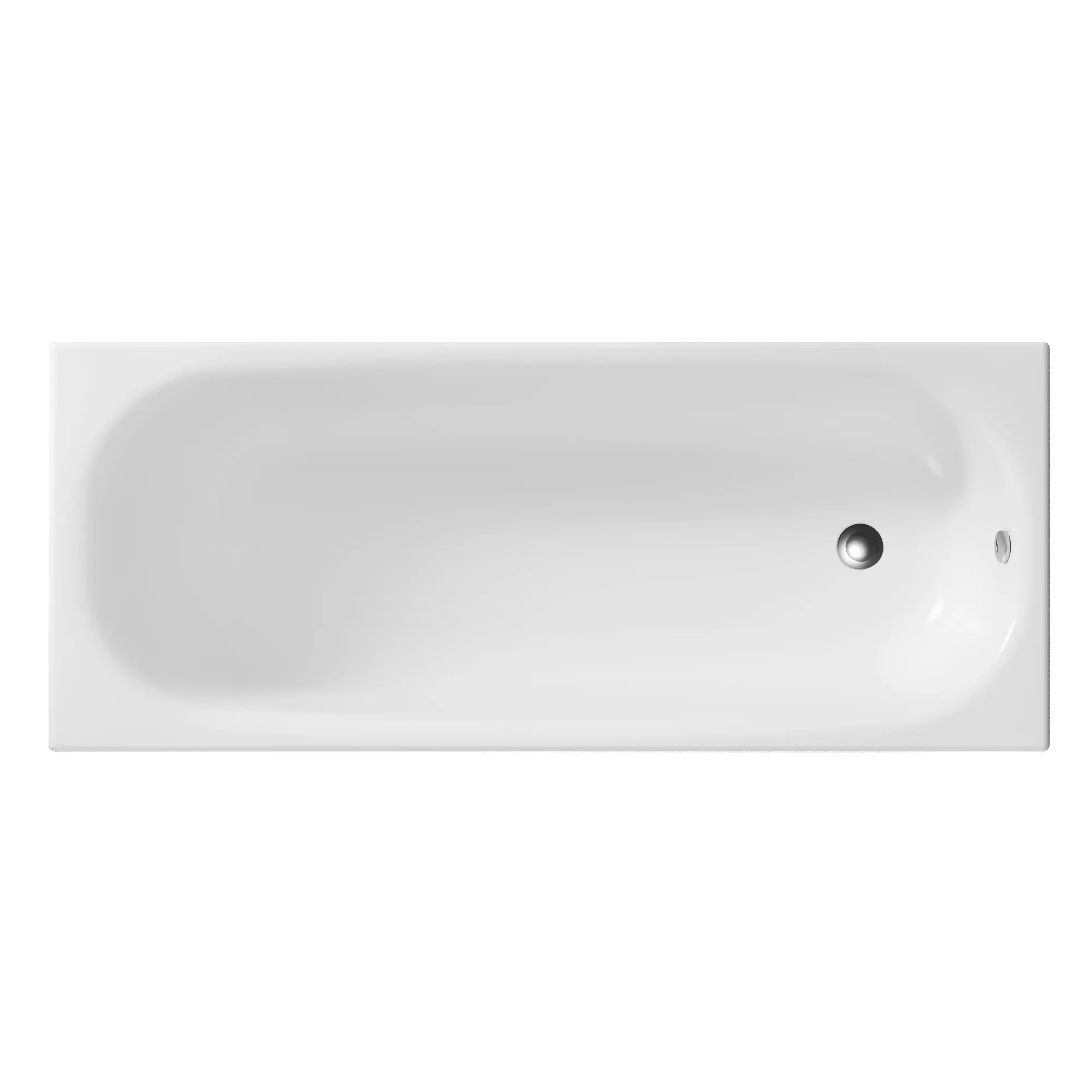 Изображение товара Прямоугольная ванна NIAGARA NG-B17070-K14-17-V255-TL акрил 170x70см