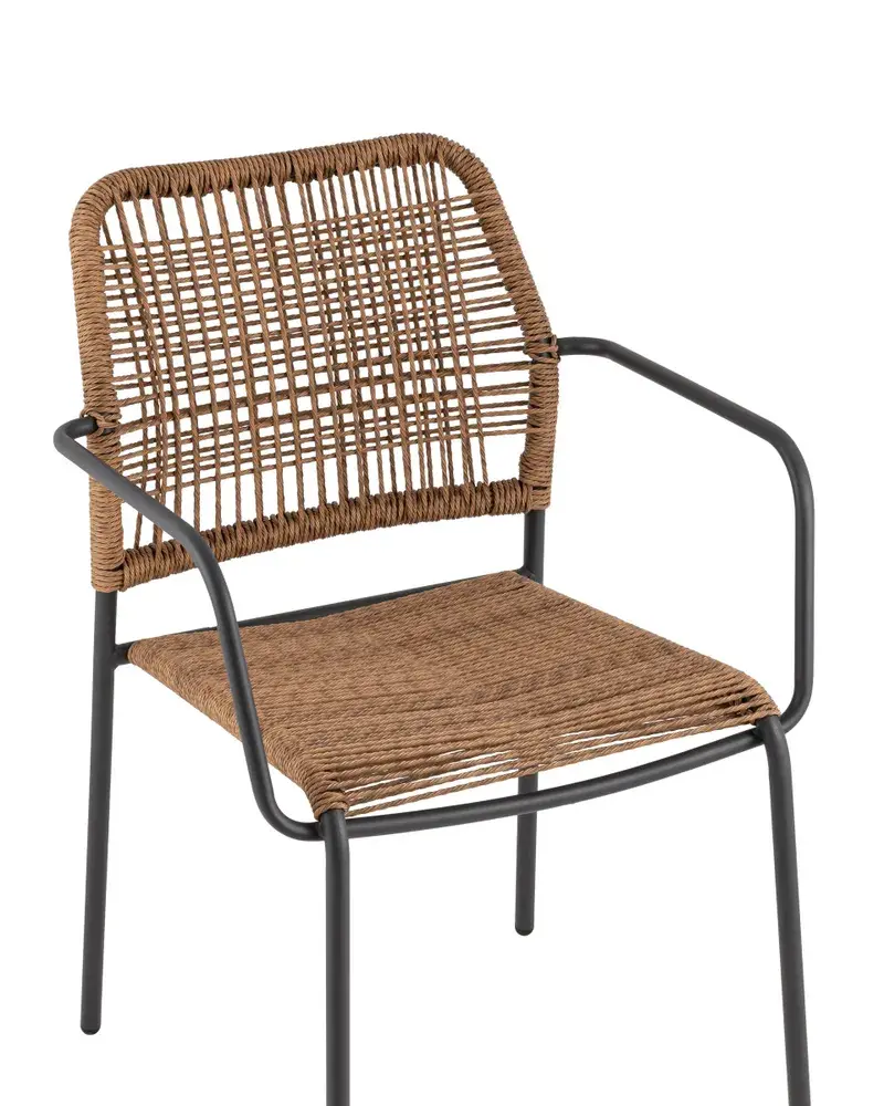 Изображение товара Кухонный стул Стул груп Solaia AD632068 brown+d.grey 42x80x62 см пластик цвет светло-коричневый