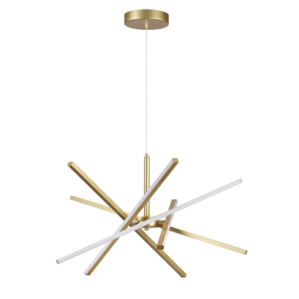 Изображение товара Люстра подвесная светодиодная Lumion Parker 6564/60l 8 м² нейтральный белый свет цвет золотистый