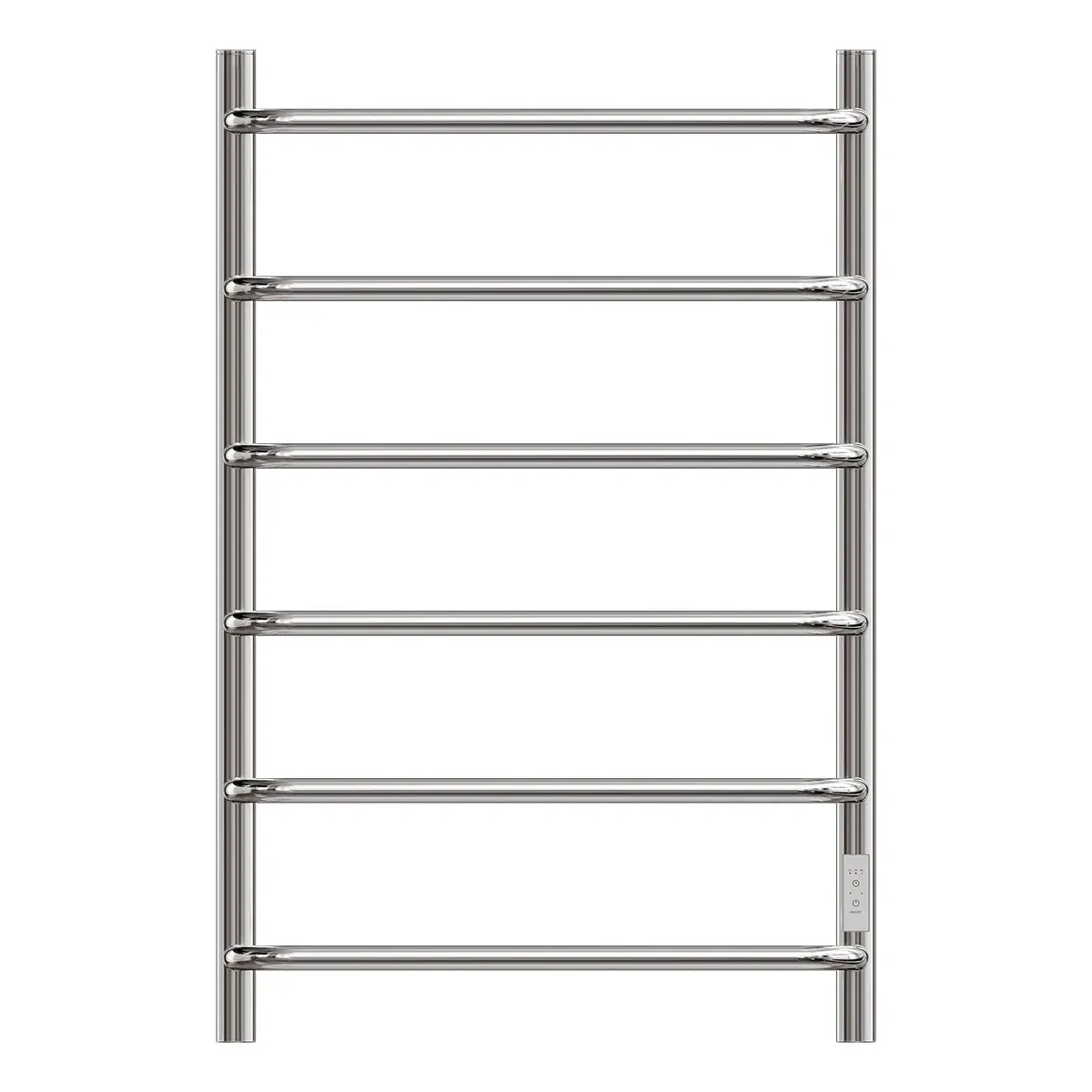 Изображение товара Полотенцесушитель электрический Point PN08858 П6 500x800 мм 100 Вт с терморегулятором лесенка цвет хром