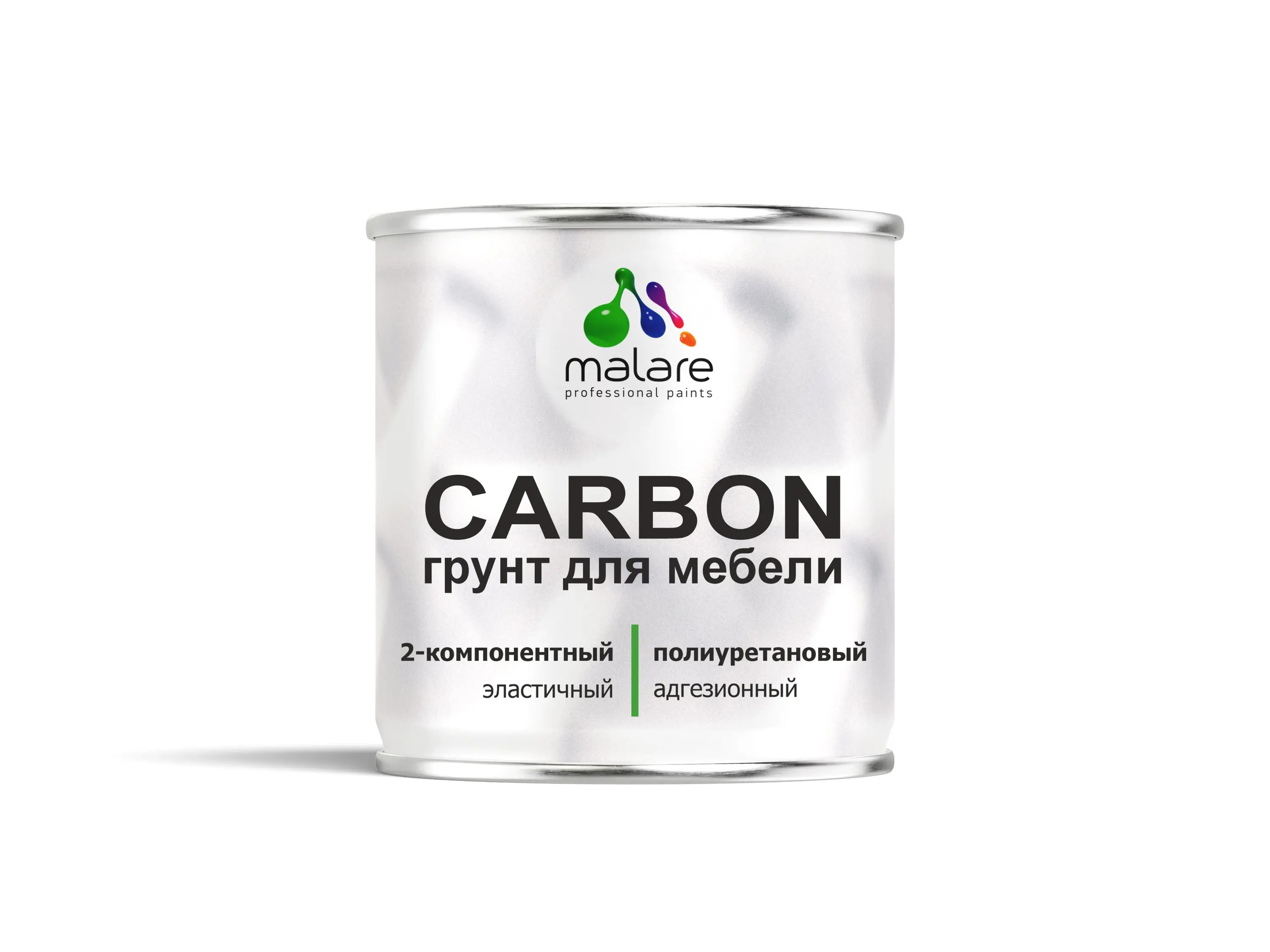 Изображение товара Грунт полиуретановый двухкомпонентный Malare Carbon для мебели адгезионный высокопрочный УФ-стойкий 0.7 кг и 30 гр
