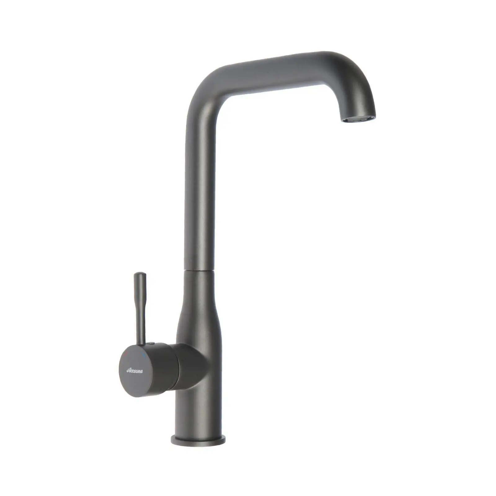 Изображение товара Смеситель для кухни однорычажный Accoona 4973652 латунь цвет серый