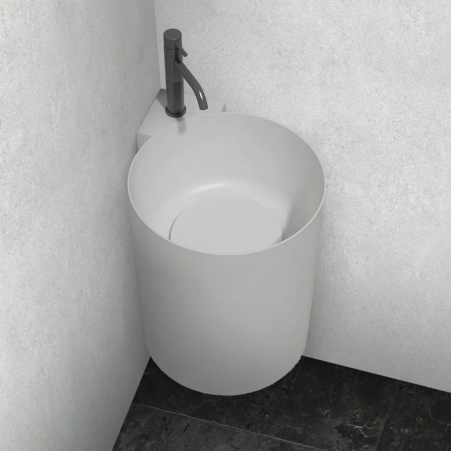 Изображение товара Раковина подвесная Abber stein AS2625 42.2см цвет белый