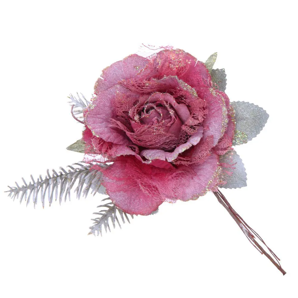 Изображение товара Новогоднее украшение 749483 18x23x22 см цвет розовый