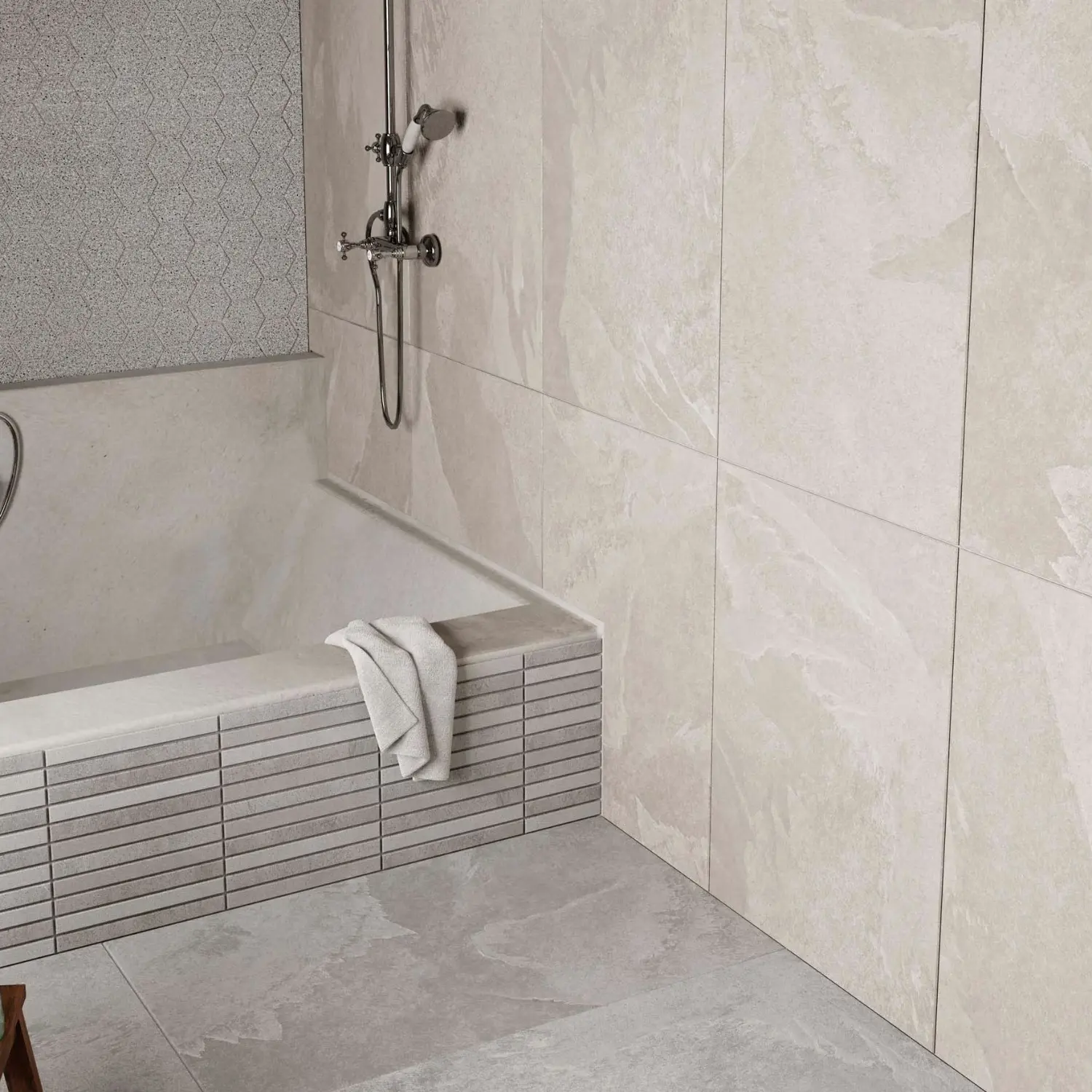 Изображение товара Керамогранит Estima Terra TE00 60x120 см белый, морозостойкий, для пола и стен