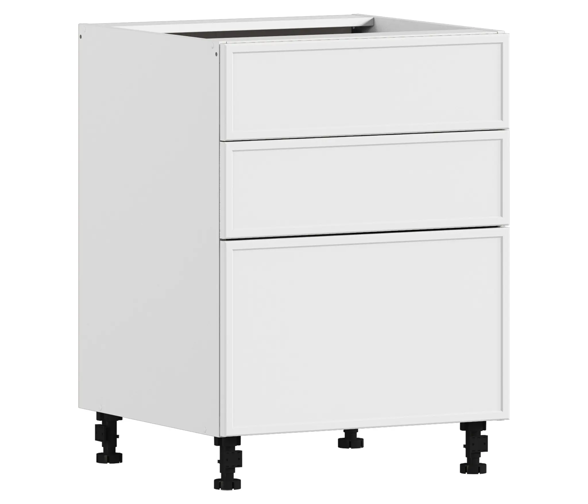 Изображение товара Модуль Столплит Регина квадро 3453603600102 60x82x56 см ЛДСП цвет белый/МДФ квадро белый